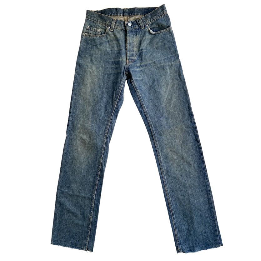 Image of Helmut Lang Archive 1999 Dark Wash Denim Classic Cut in Blue, Men's (Size 30)