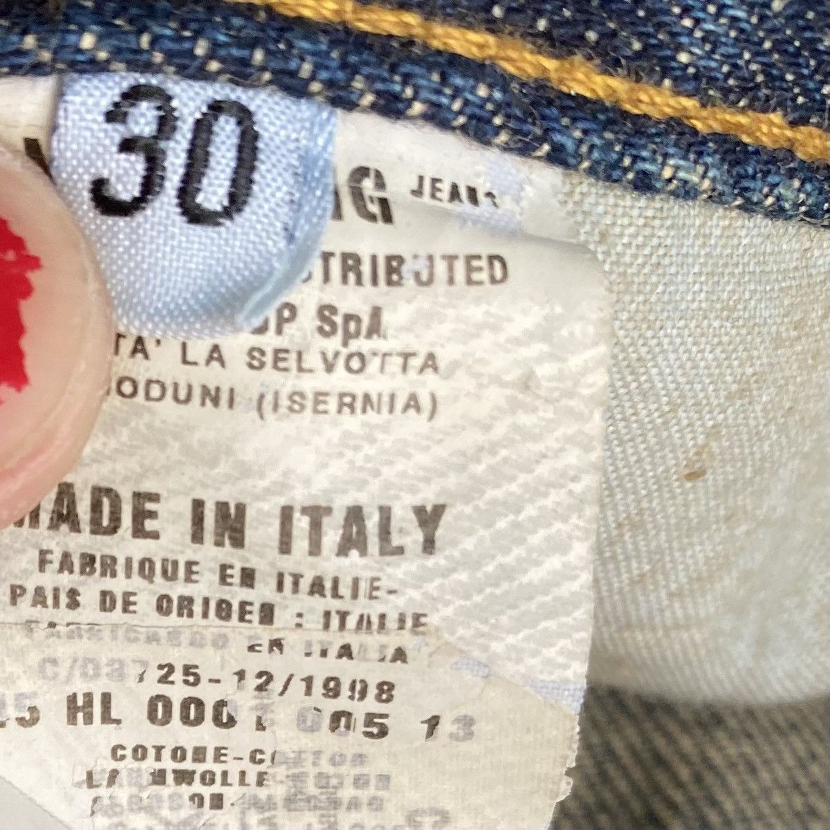 Helmut Lang Helmut Lang Archive 1999 Dark Wash Denim Classic Cut Size US 30 / EU 46 - 5 Thumbnail