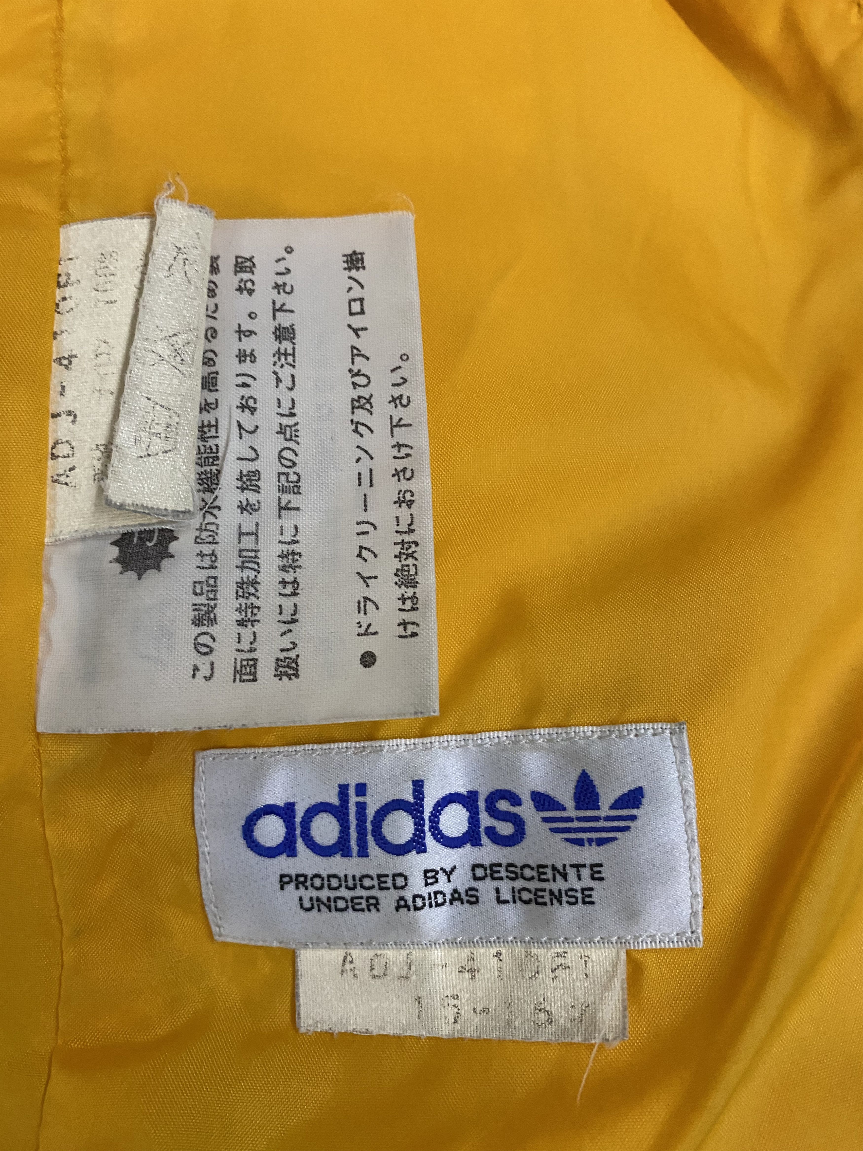 Adidas × Vintage Vintage Adidas Ski jacket - XS Yellow Green Stripes Size US XS / EU 42 / 0 - 4 Thumbnail