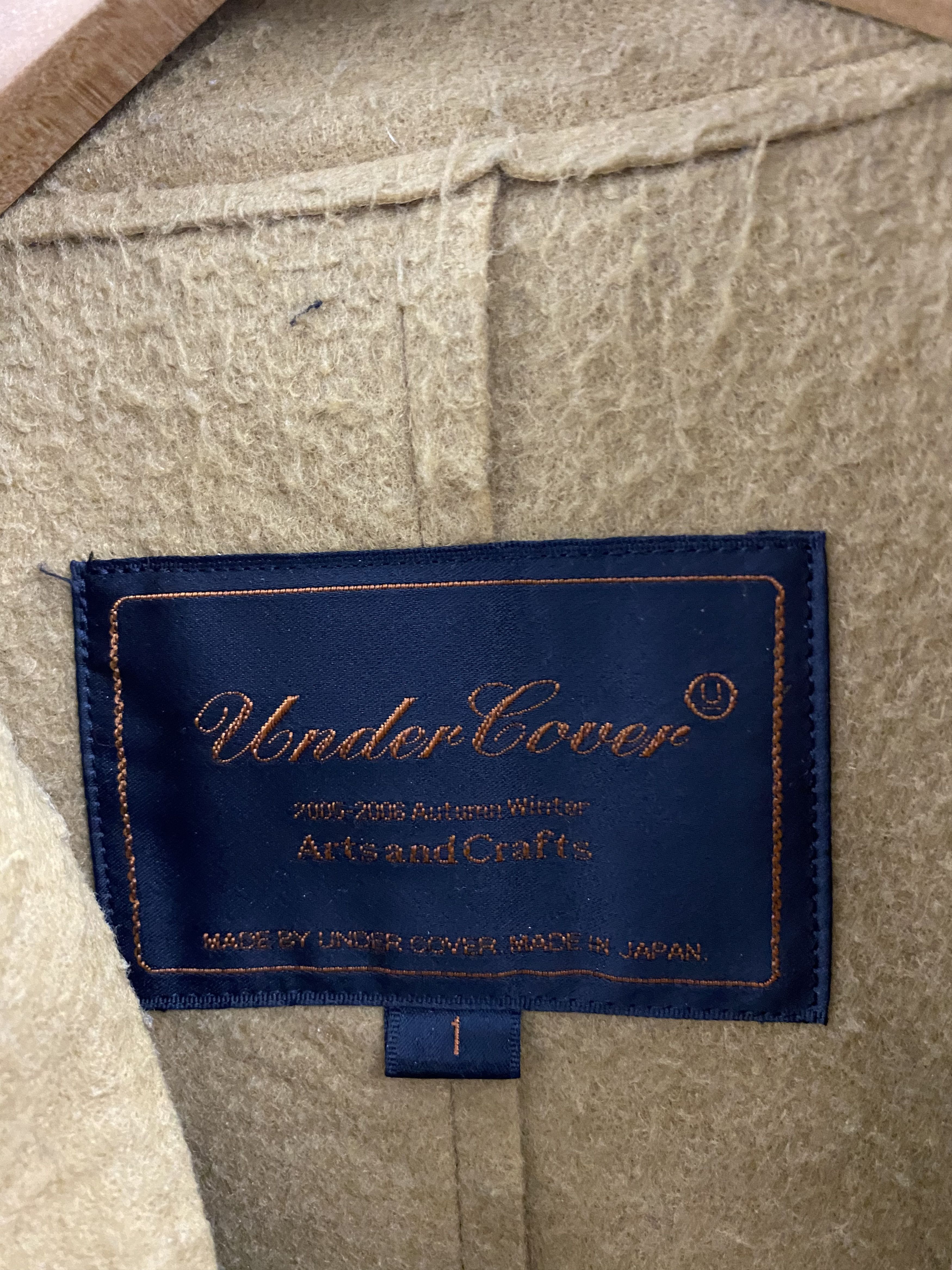 Undercover RARE undercover Arts and Crafts Felt Coat Size US S / EU 44-46 / 1 - 4 Thumbnail