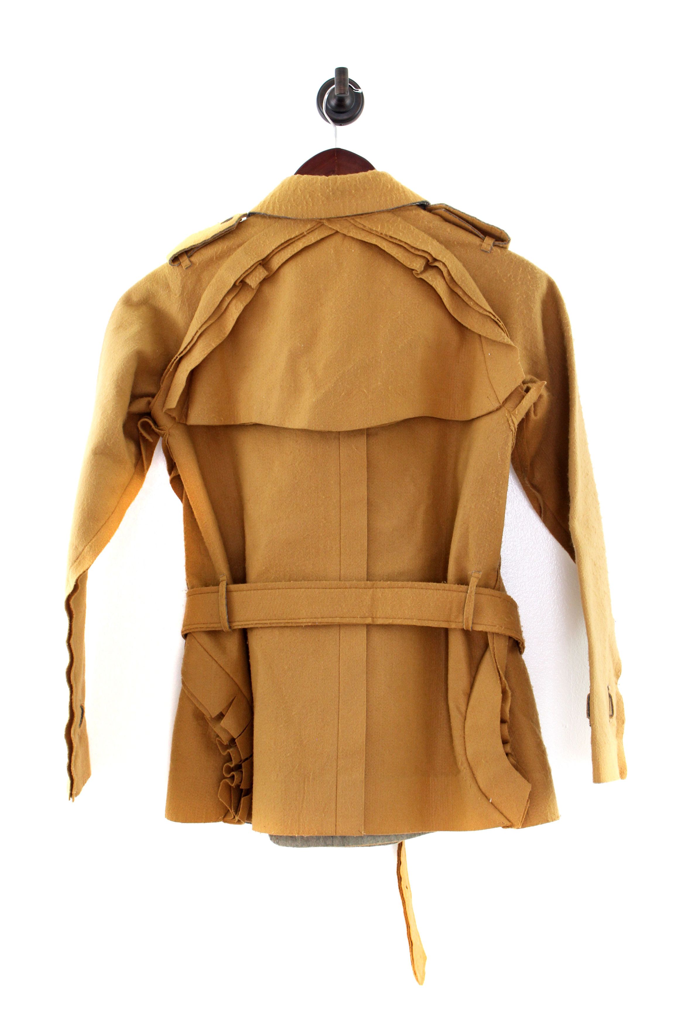 Undercover RARE undercover Arts and Crafts Felt Coat Size US S / EU 44-46 / 1 - 2 Thumbnail