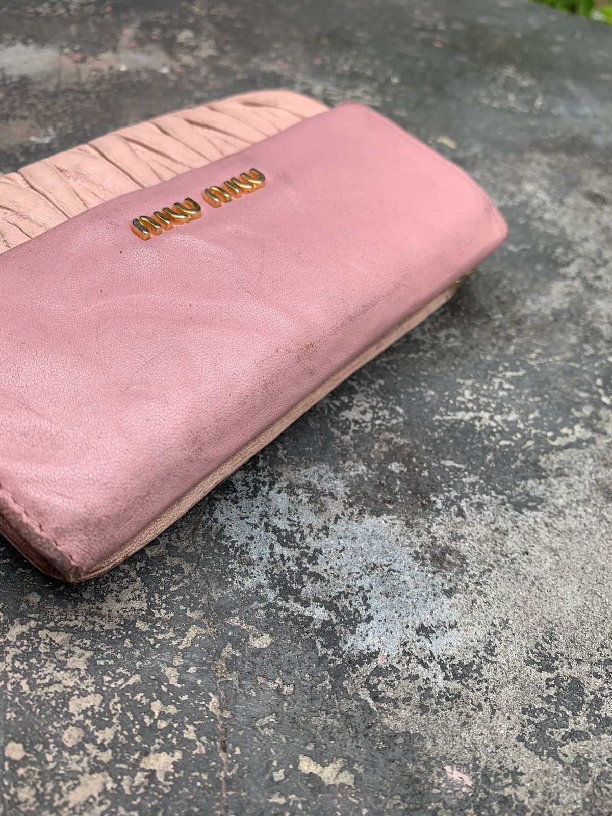 Miu Miu Miu Miu Wallet Matelasse Pink Size ONE SIZE - 5 Thumbnail