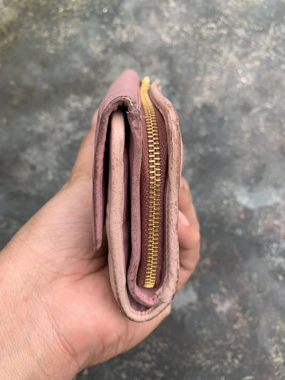 Miu Miu Miu Miu Wallet Matelasse Pink Size ONE SIZE - 16 Thumbnail