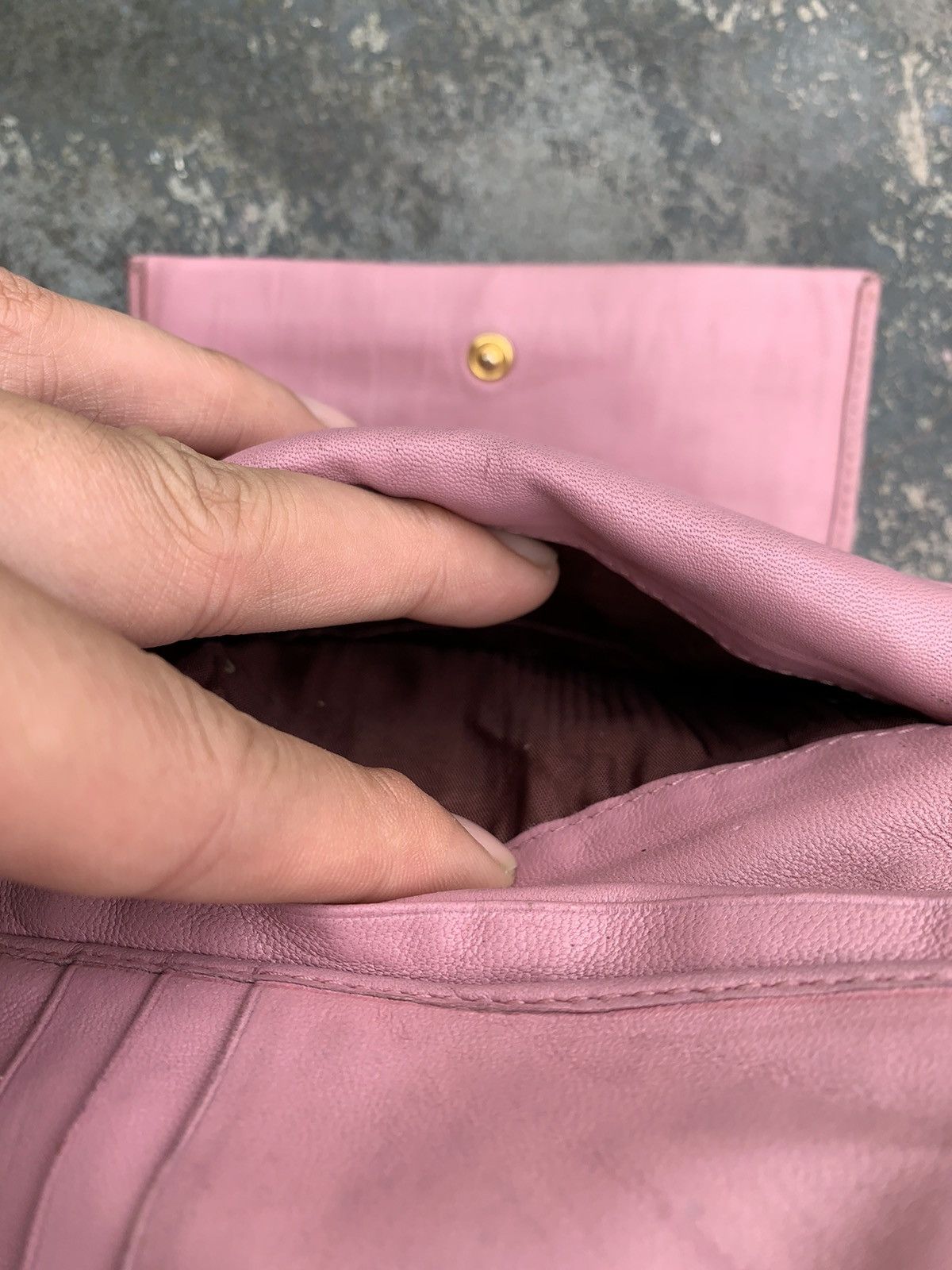 Miu Miu Miu Miu Wallet Matelasse Pink Size ONE SIZE - 9 Thumbnail