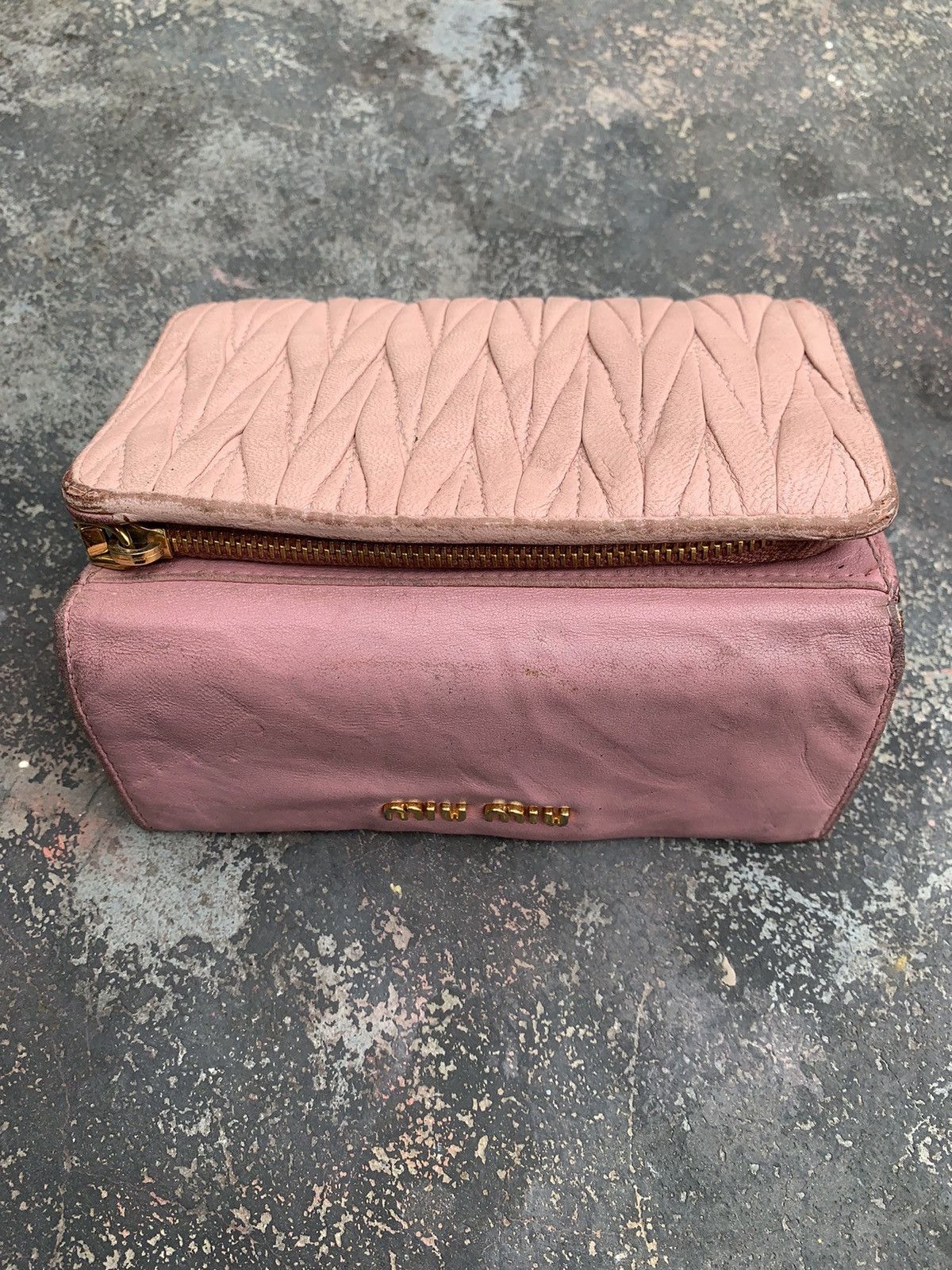 Miu Miu Miu Miu Wallet Matelasse Pink Size ONE SIZE - 10 Thumbnail