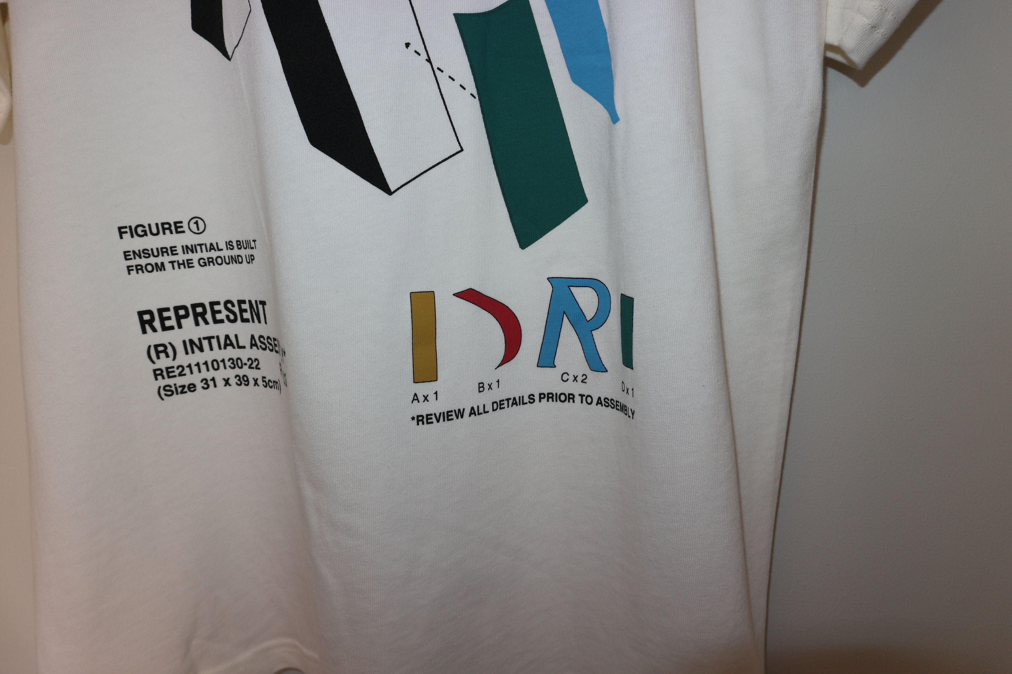 Represent Clo. INITIAL ASSEMBLY T-SHIRT Size US XXL / EU 58 / 5 - 8 Thumbnail