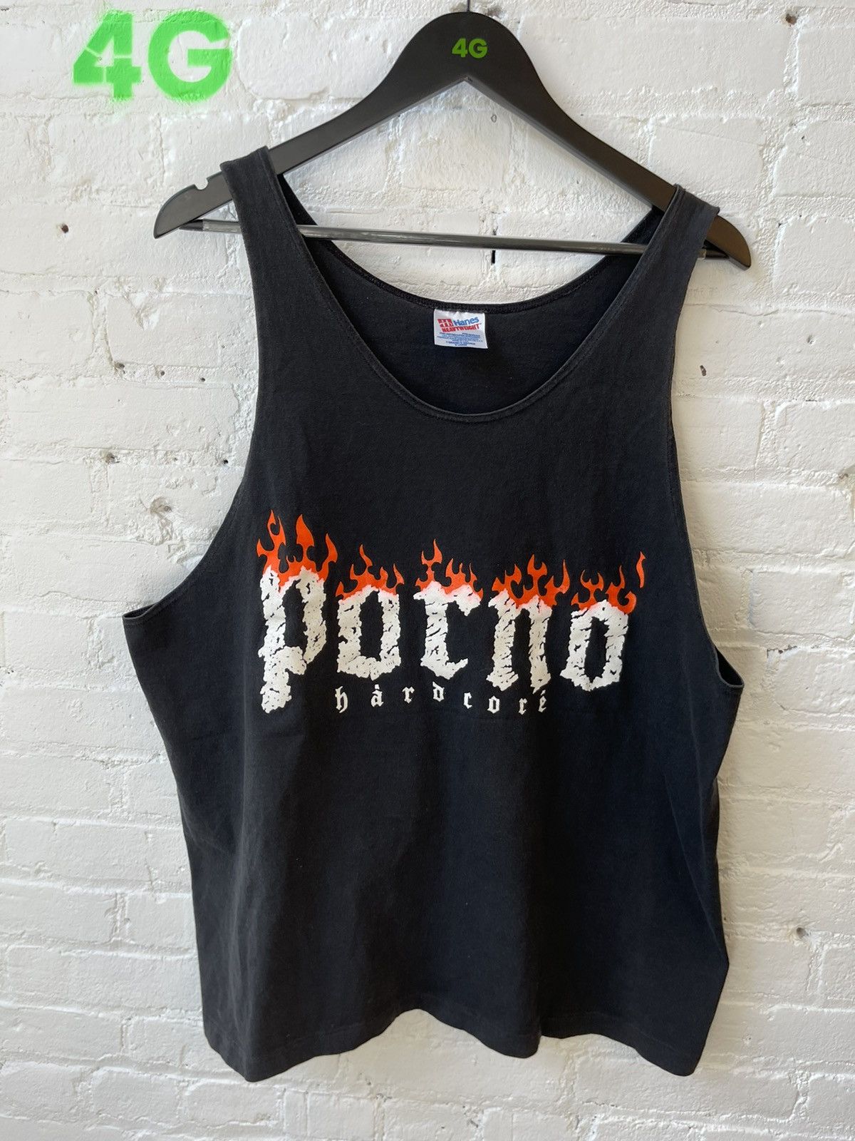 Vintage Vintage HARDCORE PORNO PORN FLAMES TANK TOP SHIRT XL | Grailed