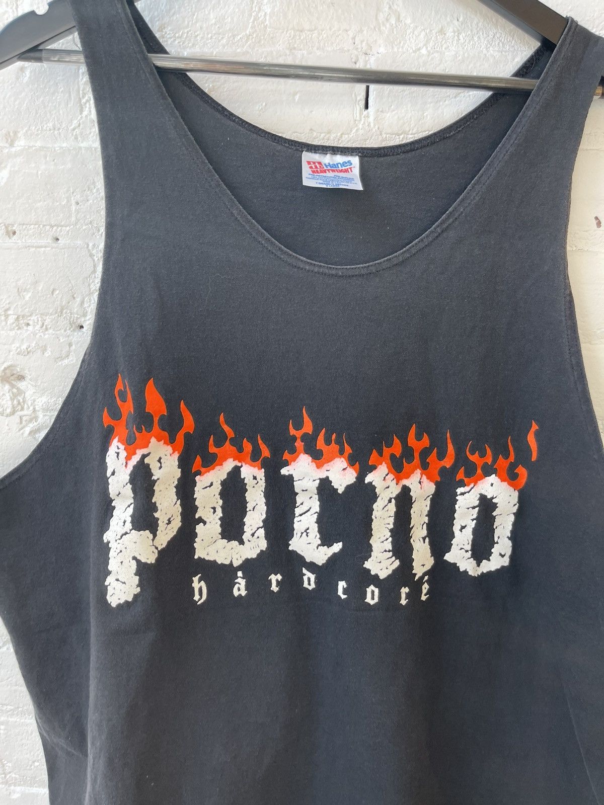 Vintage Vintage HARDCORE PORNO PORN FLAMES TANK TOP SHIRT XL | Grailed