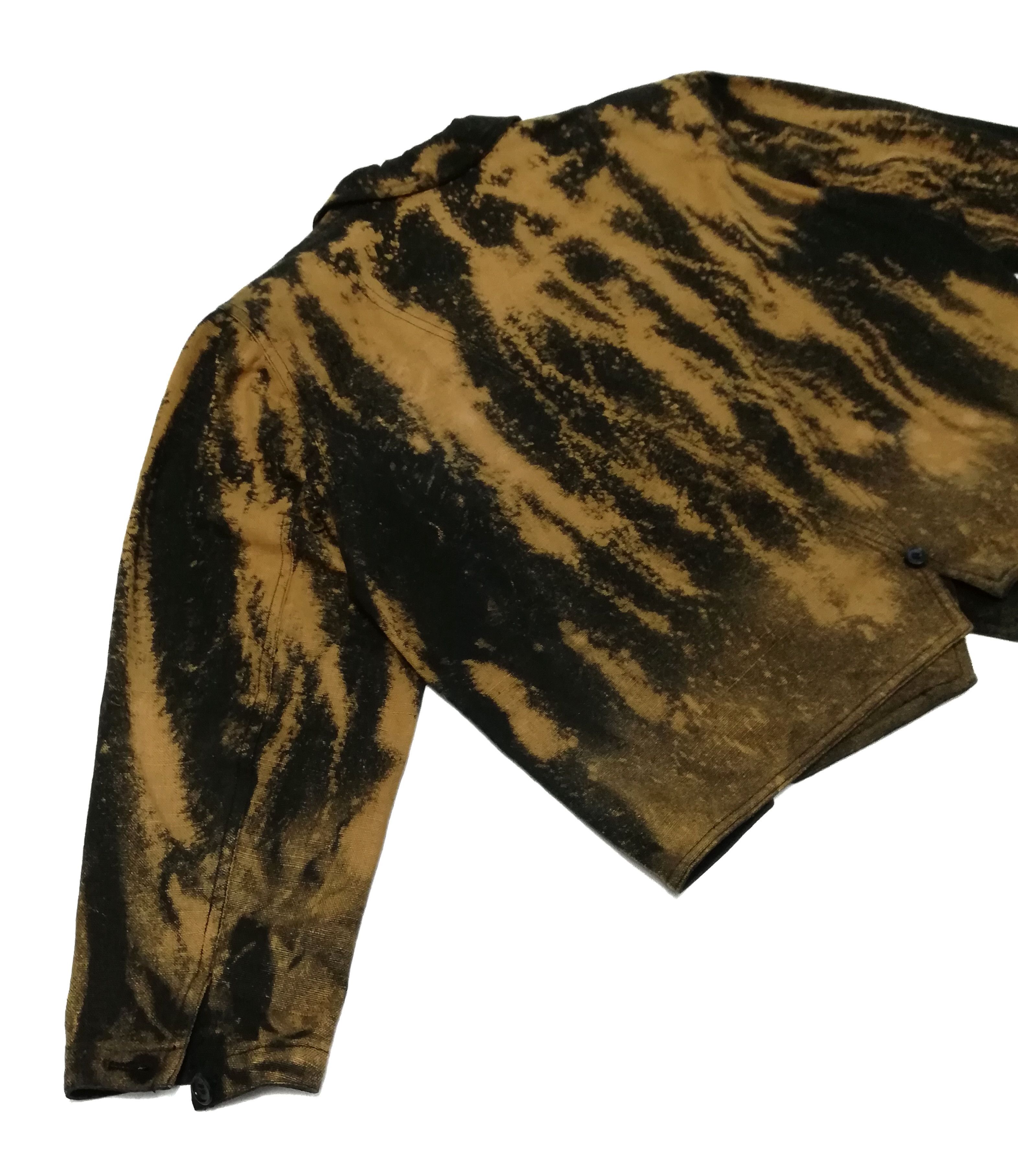 Issey Miyake 🔥90's Issey Sports Distressed Acid Wash Cropped Top Jacket Size US M / EU 48-50 / 2 - 16 Thumbnail