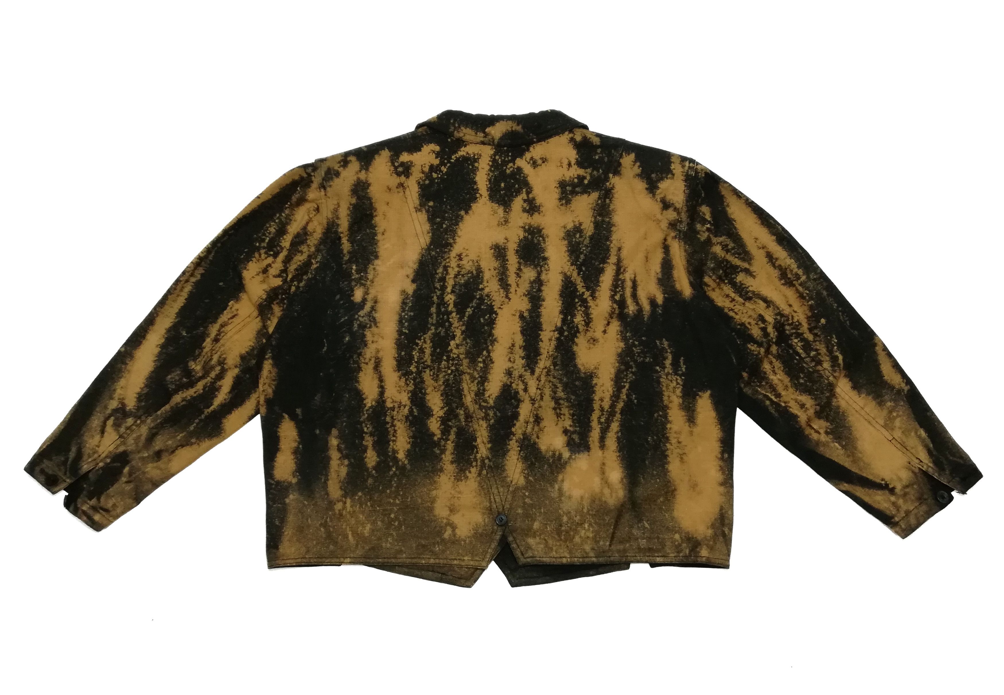 Issey Miyake 🔥90's Issey Sports Distressed Acid Wash Cropped Top Jacket Size US M / EU 48-50 / 2 - 11 Thumbnail