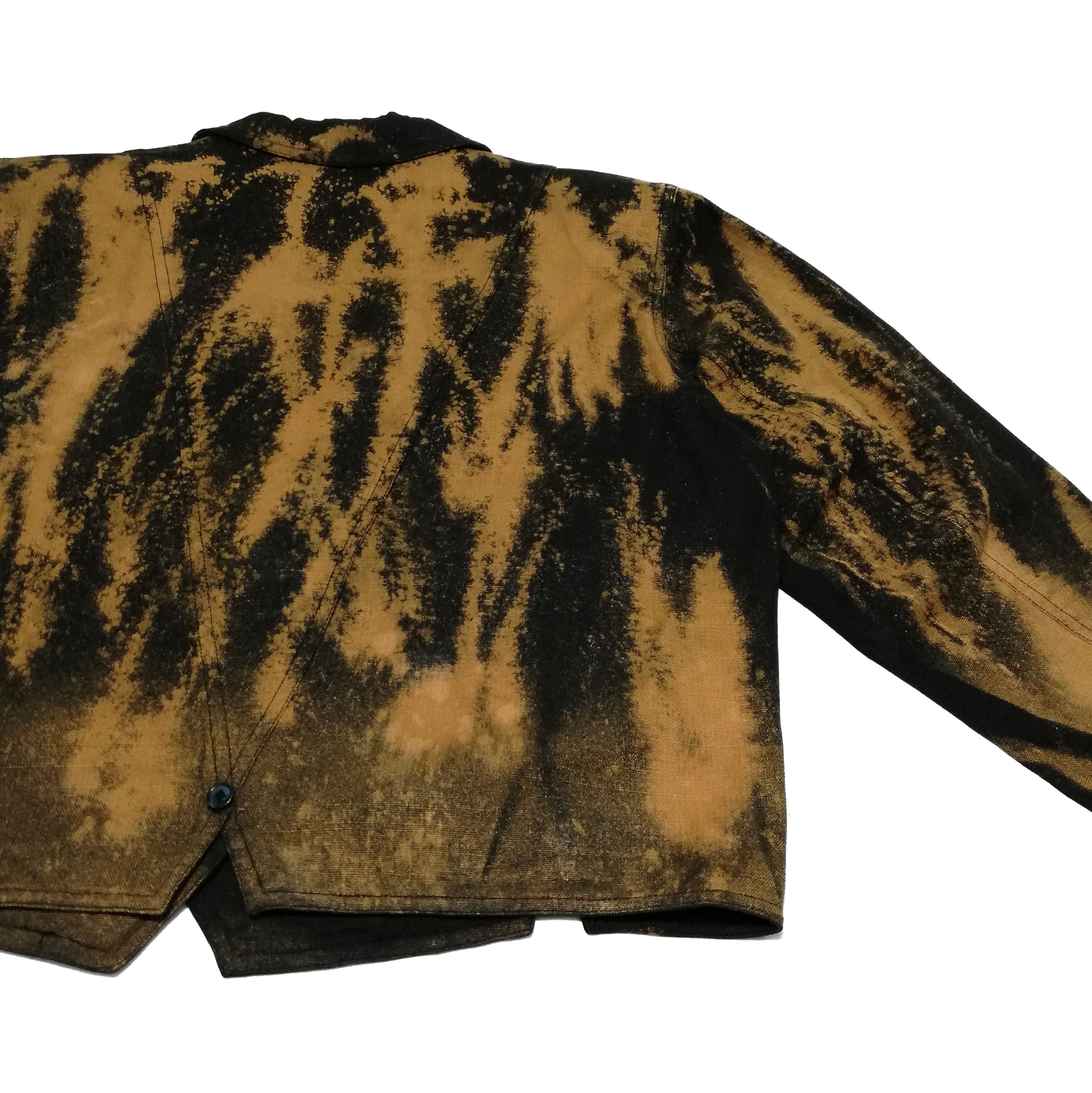 Issey Miyake 🔥90's Issey Sports Distressed Acid Wash Cropped Top Jacket Size US M / EU 48-50 / 2 - 15 Thumbnail