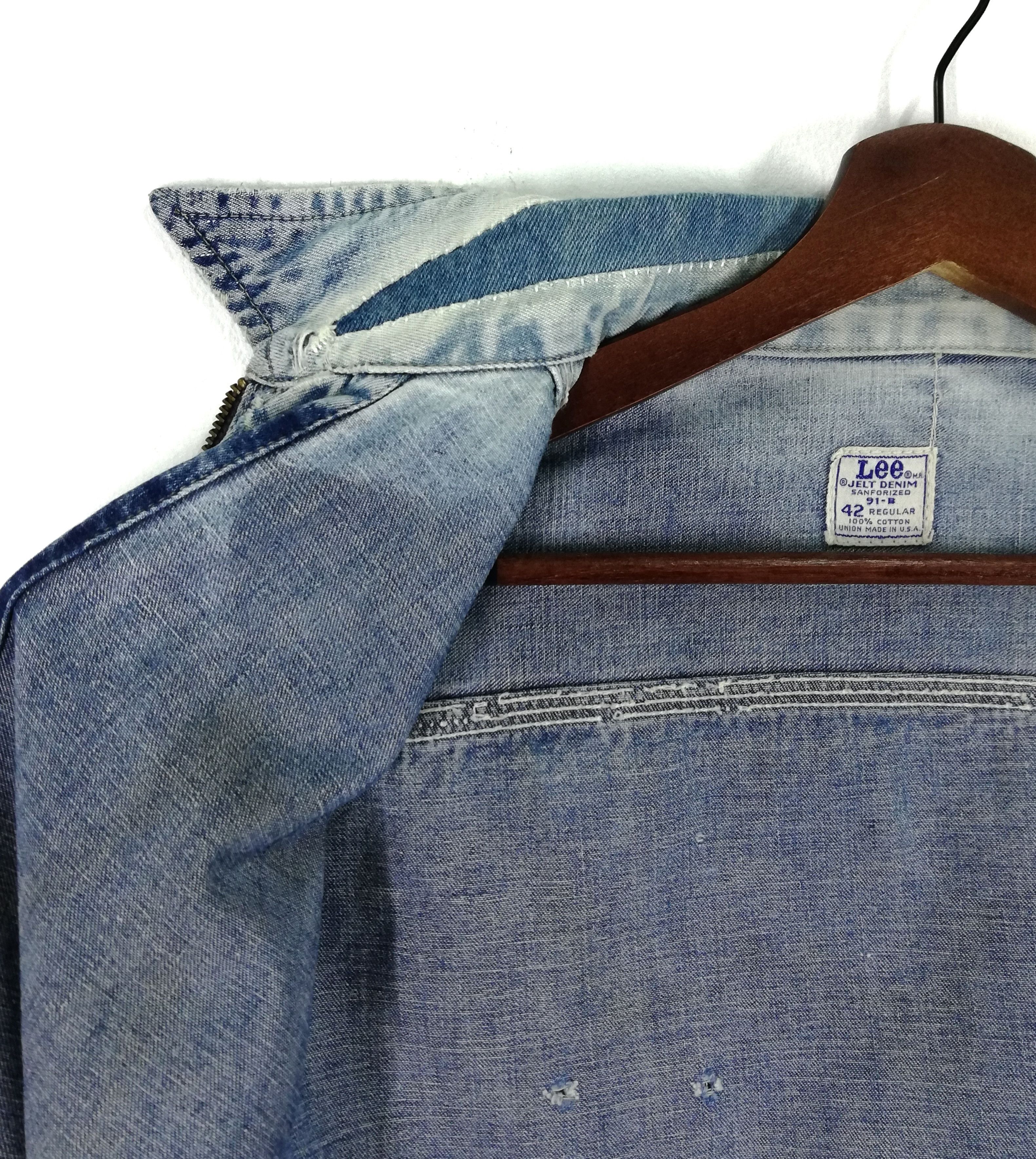 Lee 🔥1970's Lee Jelt Denim Sanforized 91-B Jean Work Wear🔥 Size US L / EU 52-54 / 3 - 15 Thumbnail