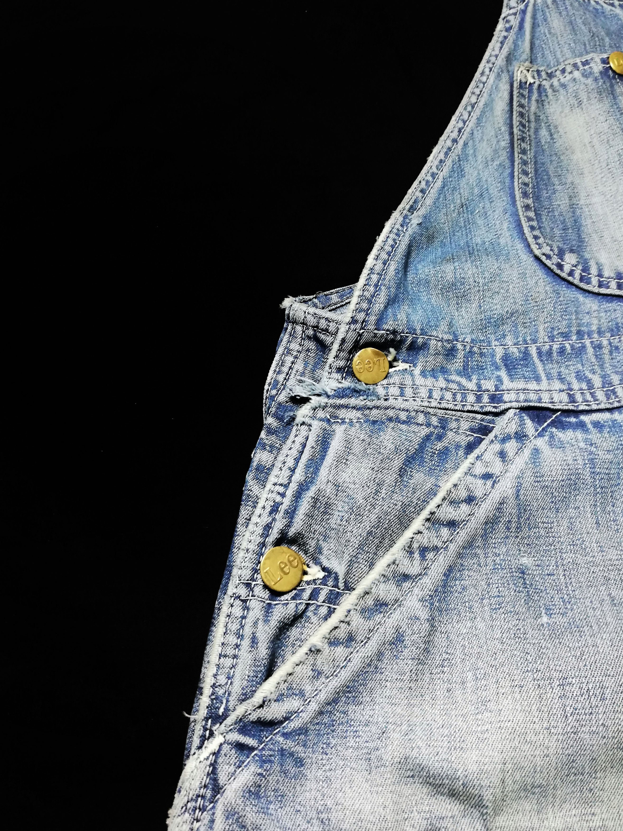 Lee × Vintage 🔥Vintage 1960's Lee Jelt Denim Overalls Measures 31 x 57🔥 Size US 31 - 14 Thumbnail