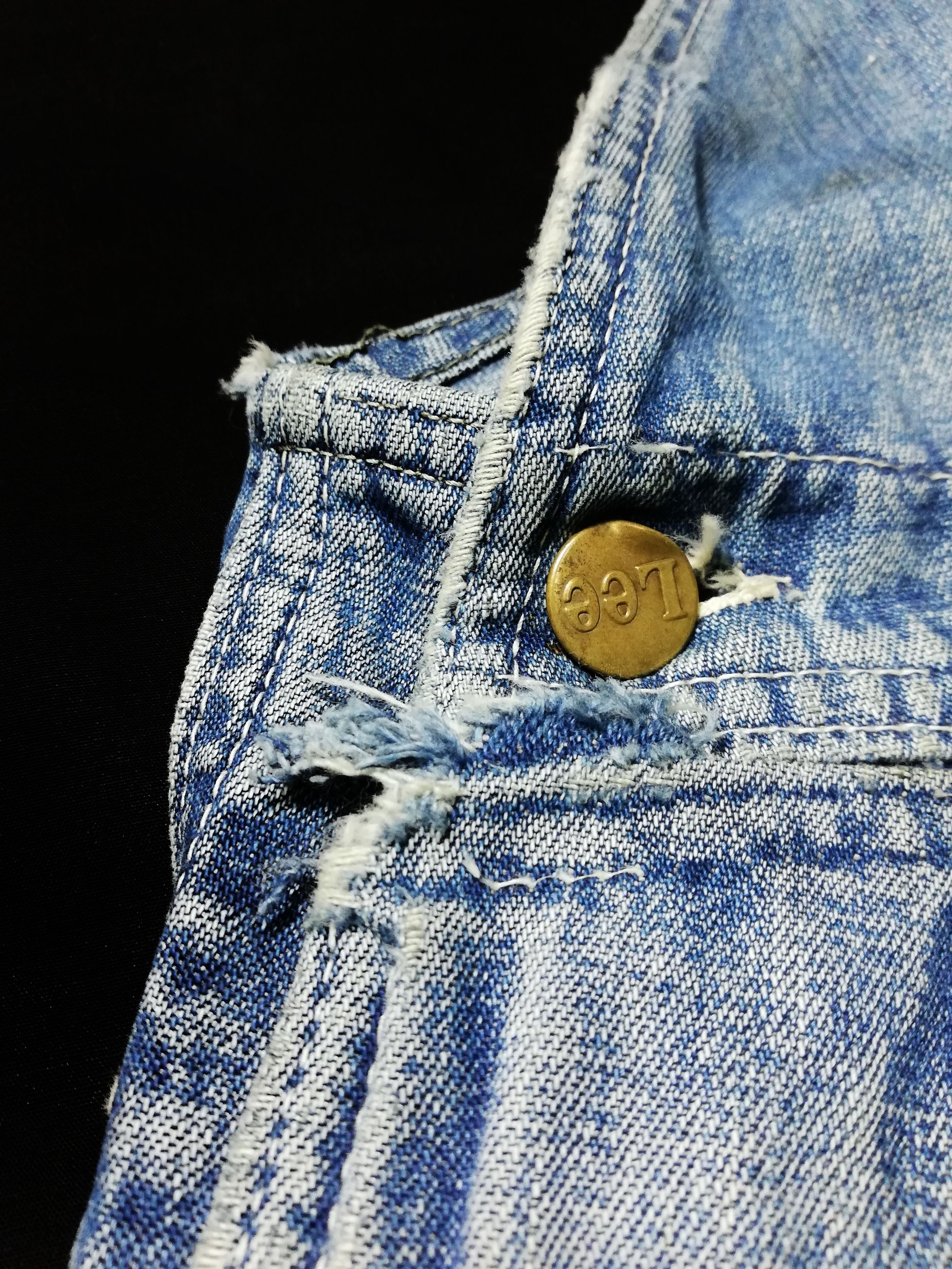 Lee × Vintage 🔥Vintage 1960's Lee Jelt Denim Overalls Measures 31 x 57🔥 Size US 31 - 15 Thumbnail