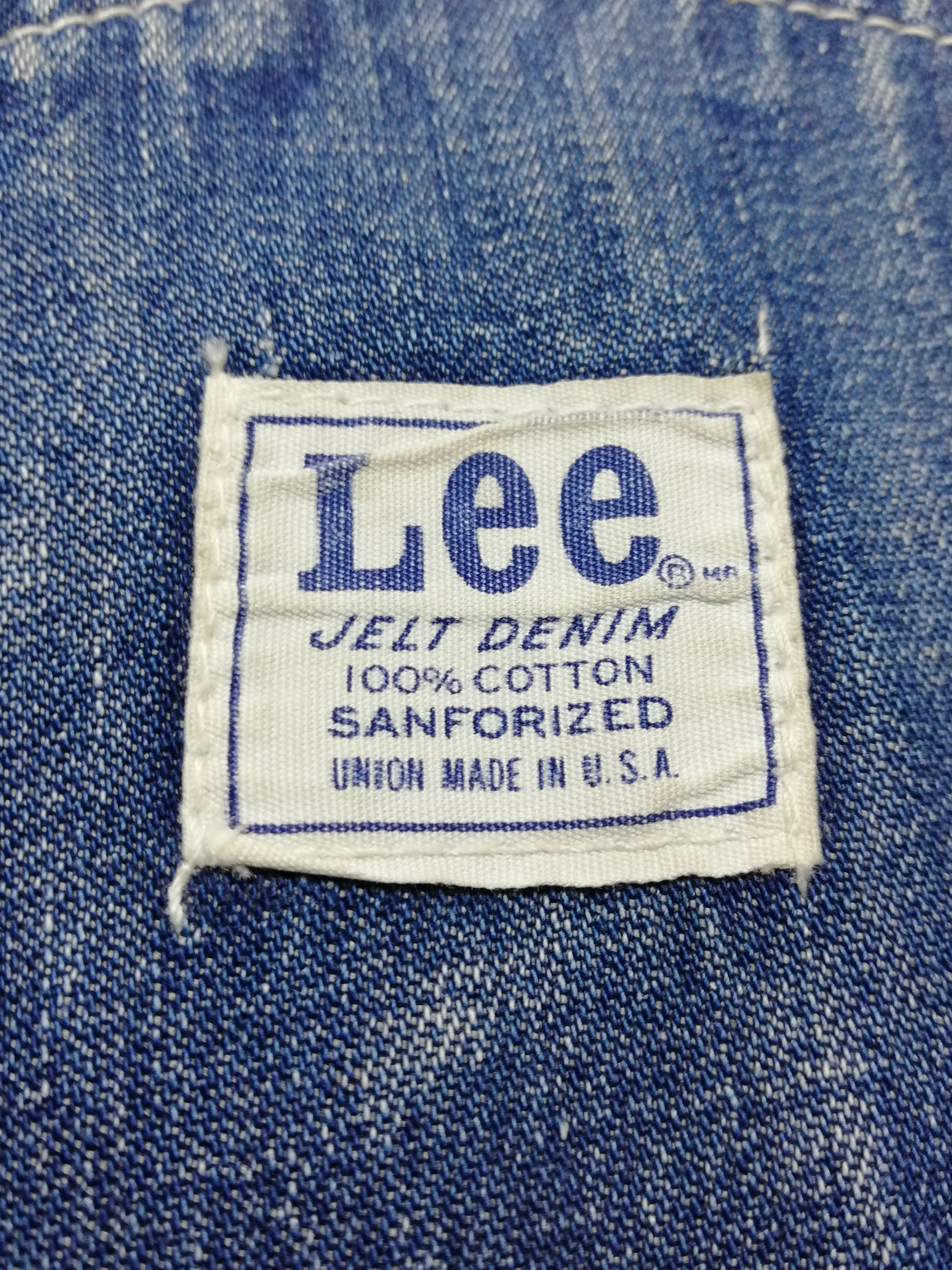 Lee × Vintage 🔥Vintage 1960's Lee Jelt Denim Overalls Measures 31 x 57🔥 Size US 31 - 21 Thumbnail