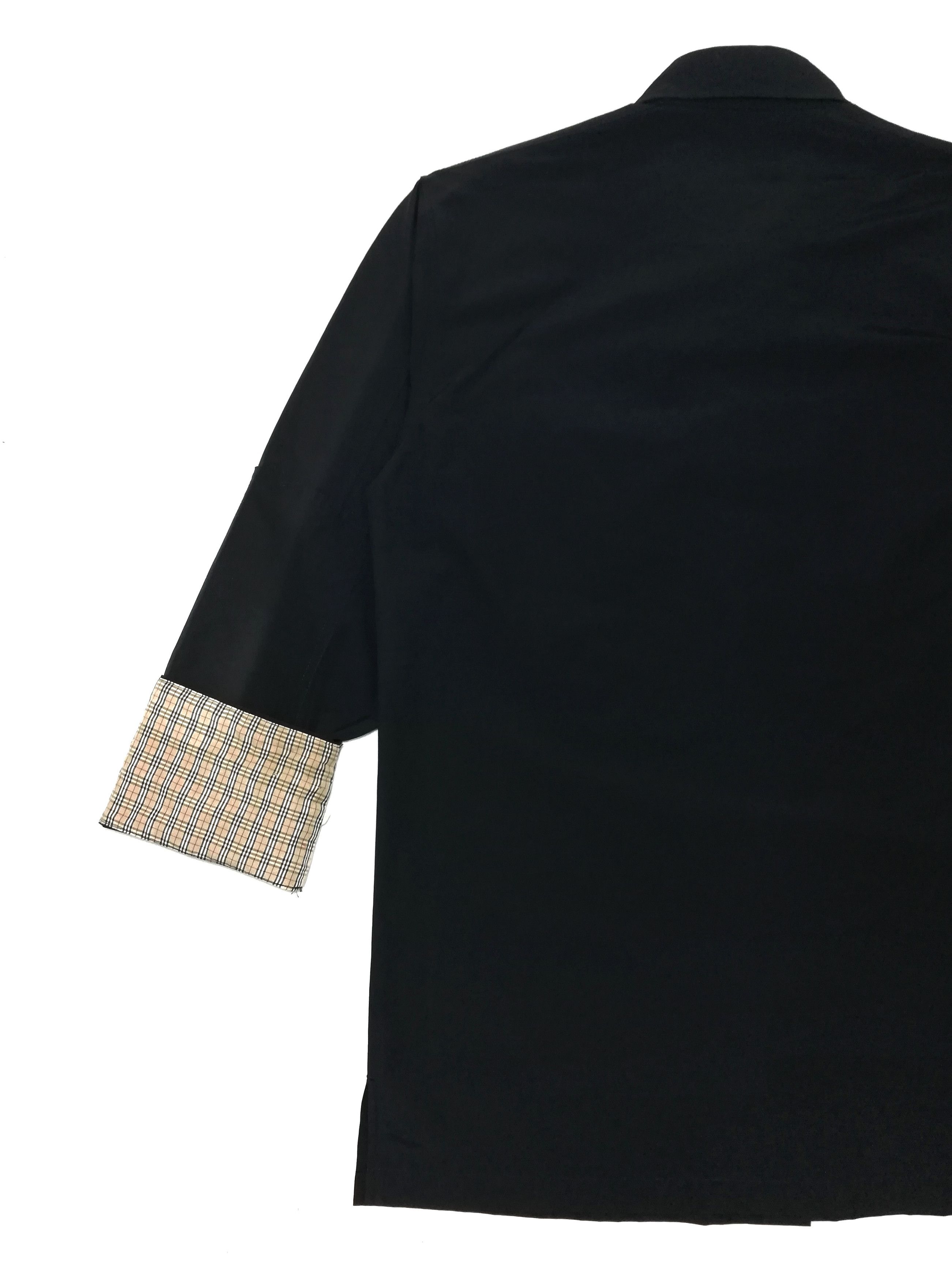Black Label × Burberry × Vintage 🔥Burberry Black Label Nova Check Polyester Button Shirt🔥 Size US M / EU 48-50 / 2 - 13 Thumbnail