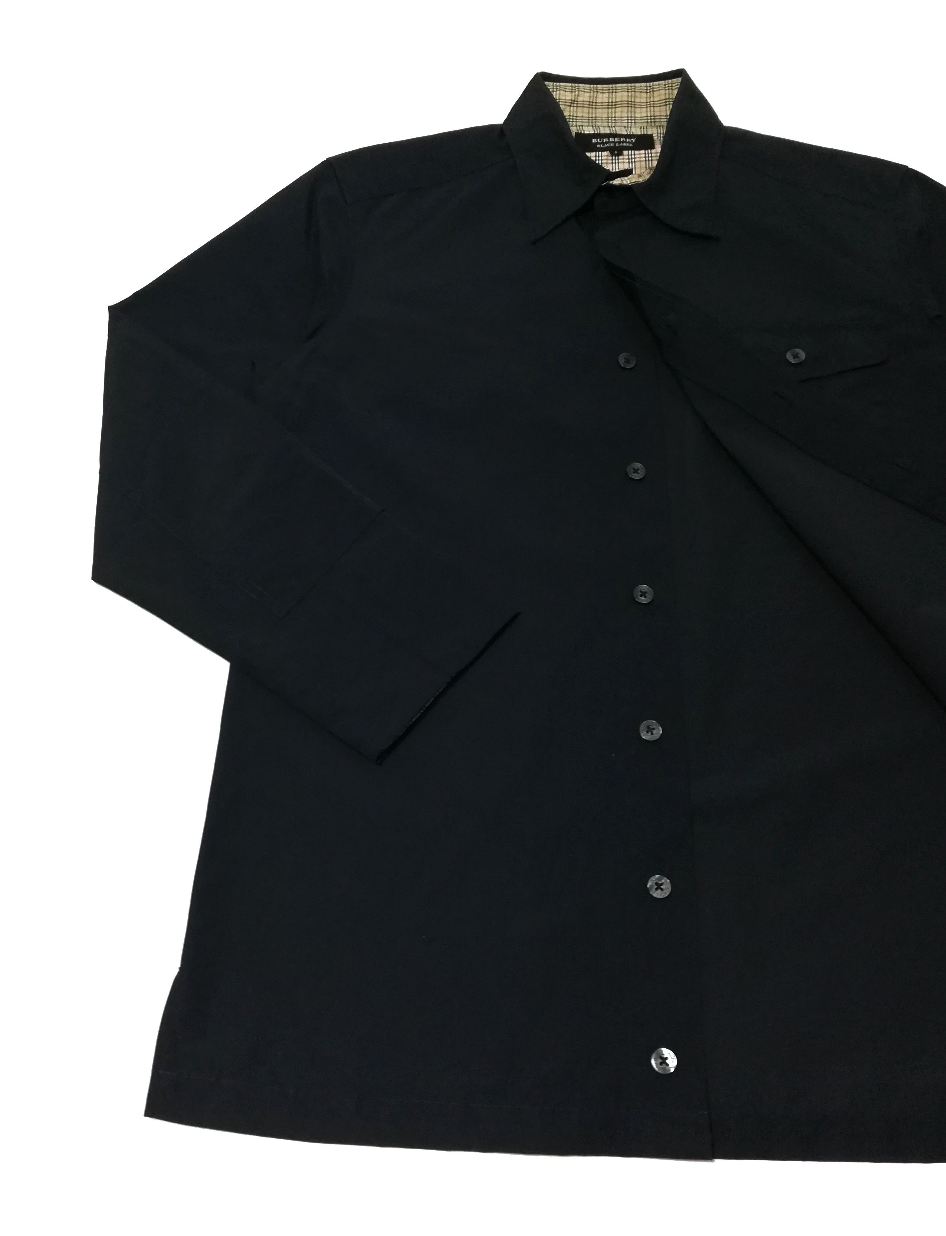 Black Label × Burberry × Vintage 🔥Burberry Black Label Nova Check Polyester Button Shirt🔥 Size US M / EU 48-50 / 2 - 5 Thumbnail