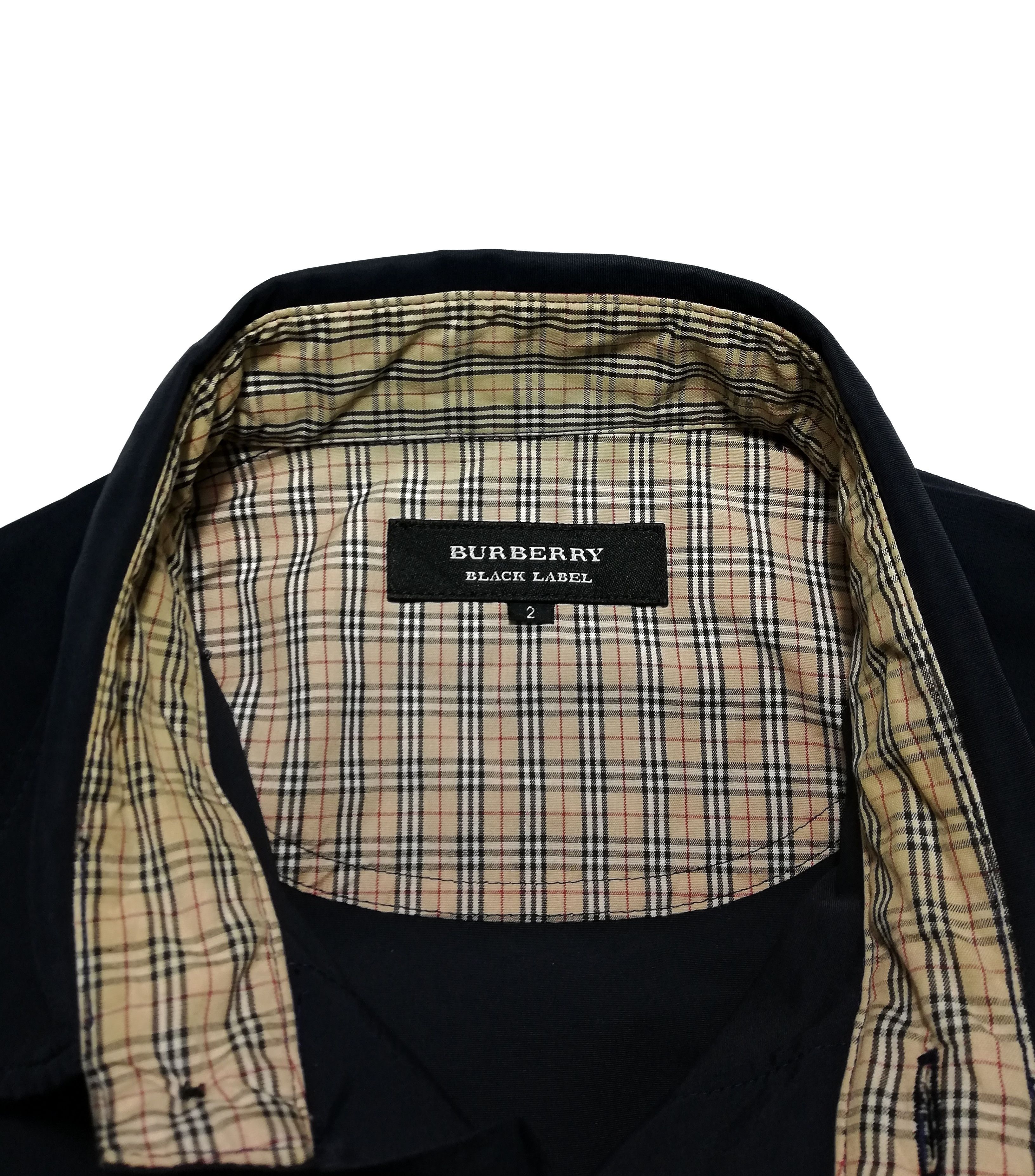 Black Label × Burberry × Vintage 🔥Burberry Black Label Nova Check Polyester Button Shirt🔥 Size US M / EU 48-50 / 2 - 9 Thumbnail
