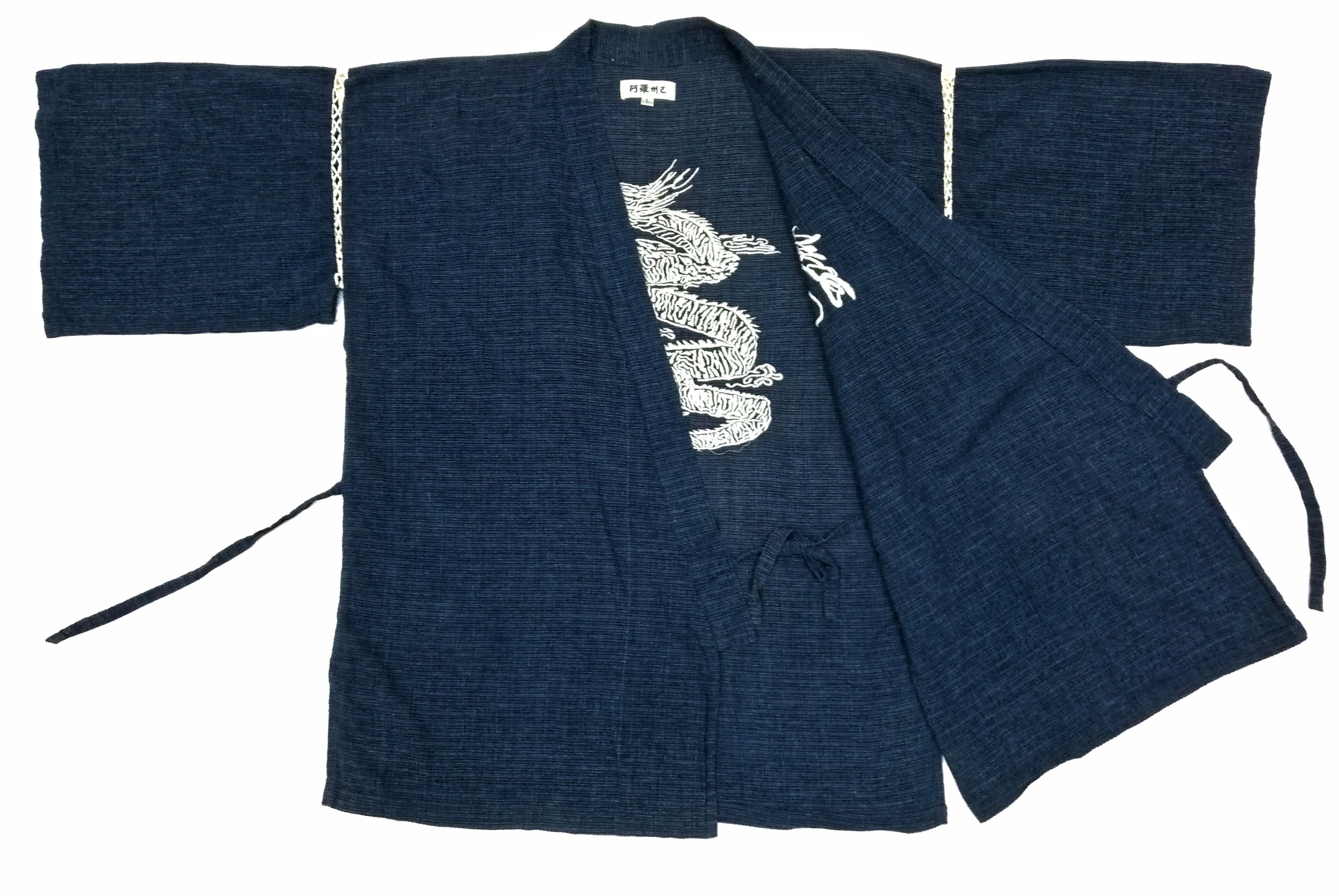 Japanese Brand 🔥Vintage Japanese Kimono Embroidered Dragon Wear🔥 Size US M / EU 48-50 / 2 - 6 Thumbnail