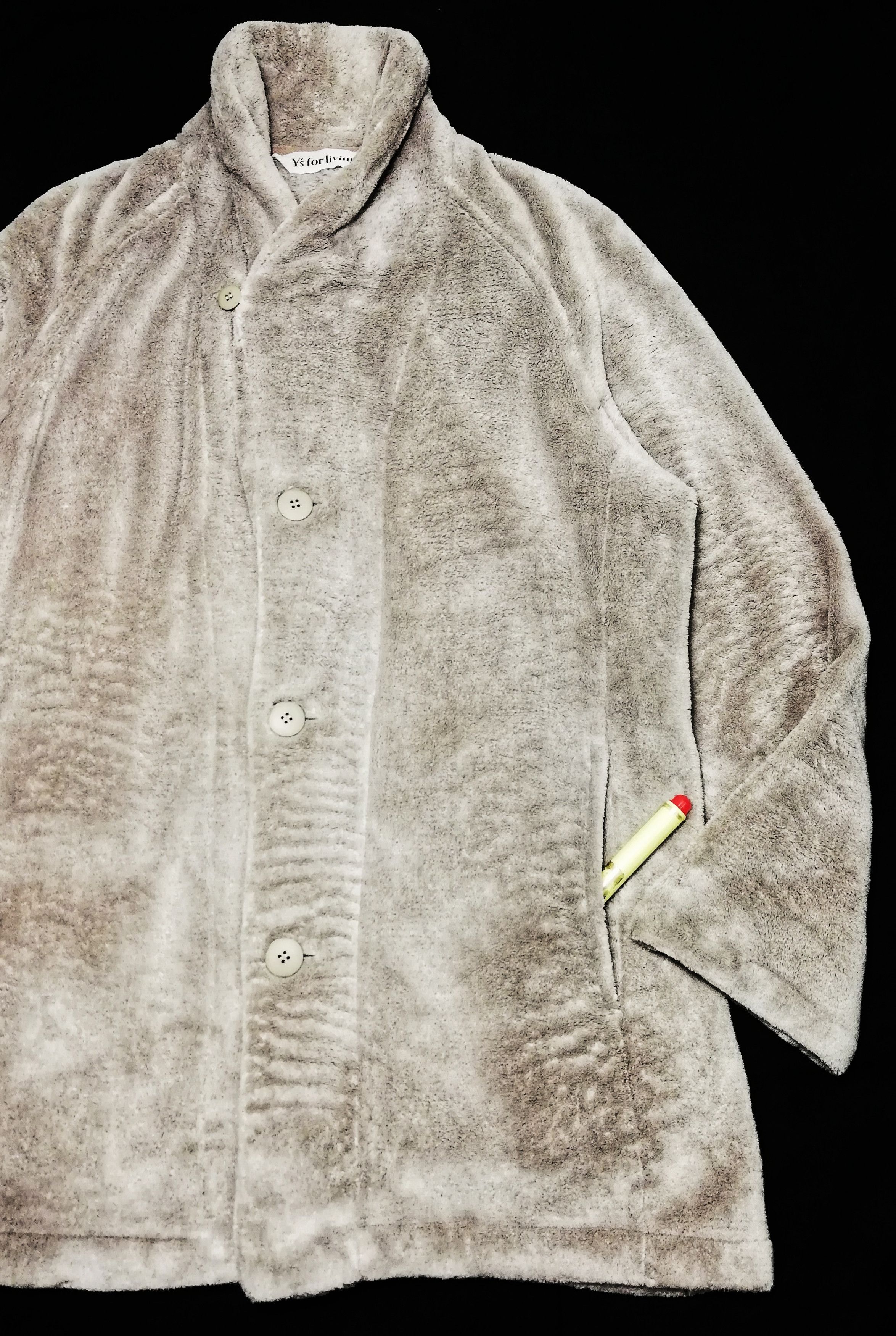 Yohji Yamamoto 🔥Y's For Living By Yohji Yamamoto Fleece Polyester Winter Size US M / EU 48-50 / 2 - 3 Thumbnail
