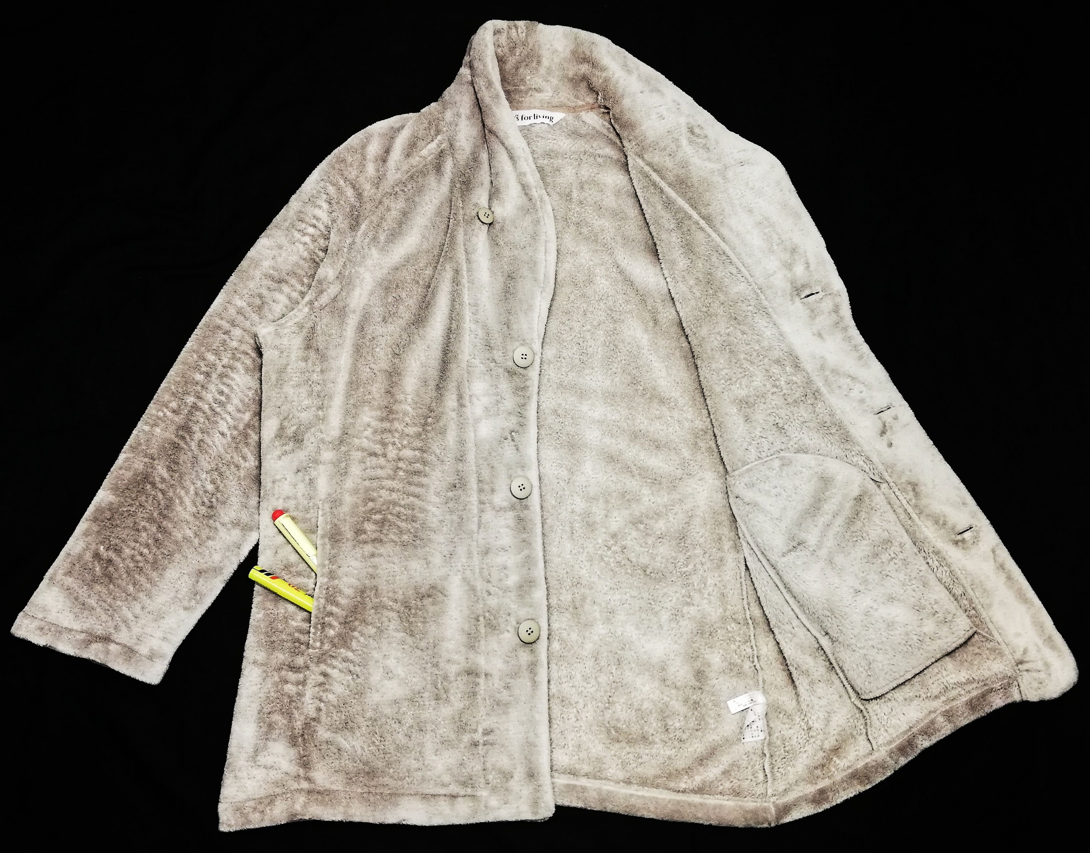 Yohji Yamamoto 🔥Y's For Living By Yohji Yamamoto Fleece Polyester Winter Size US M / EU 48-50 / 2 - 5 Thumbnail