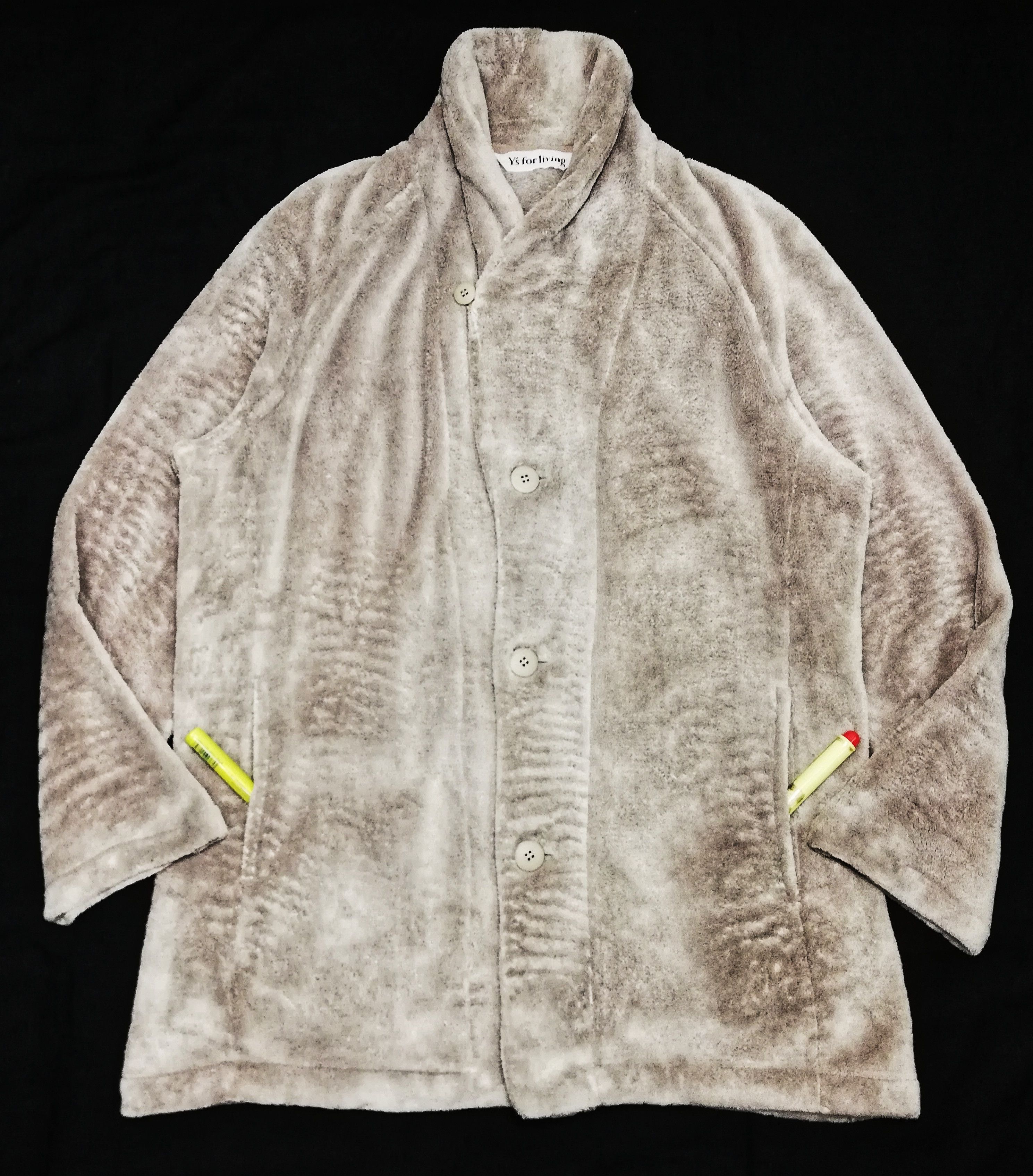 Yohji Yamamoto 🔥Y's For Living By Yohji Yamamoto Fleece Polyester Winter Size US M / EU 48-50 / 2 - 1 Thumbnail