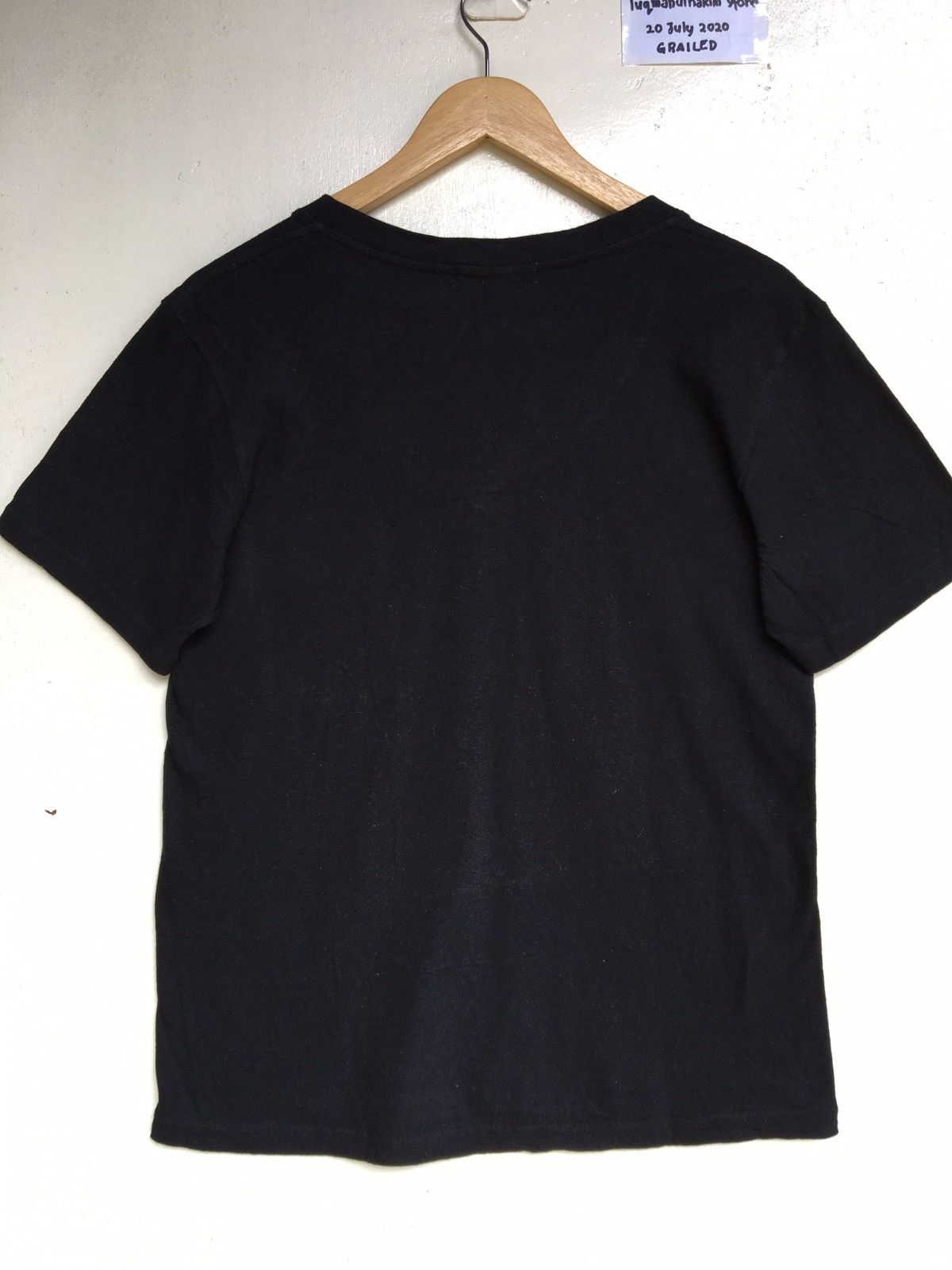 Number (N)ine Number (N)ine V Neck Mens Plain Black Tee Size US S / EU 44-46 / 1 - 8 Thumbnail