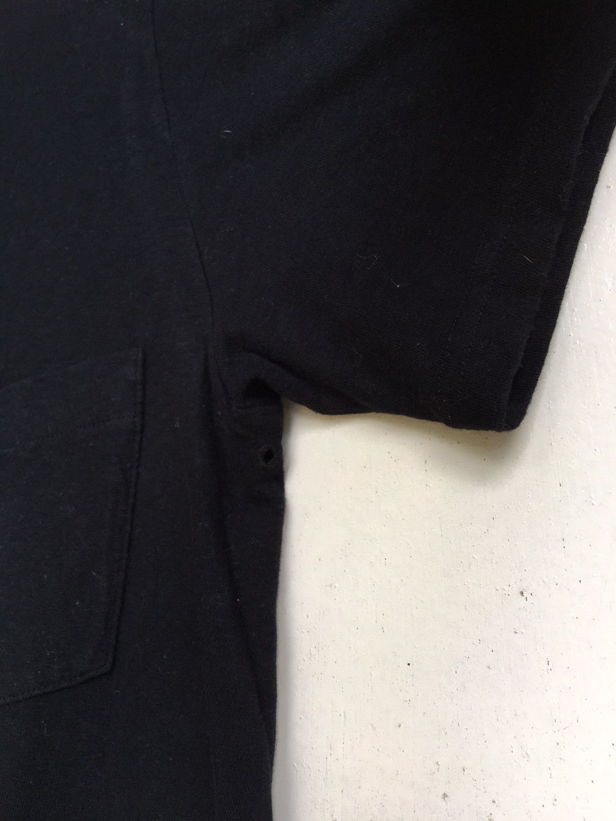 Number (N)ine Number (N)ine V Neck Mens Plain Black Tee Size US S / EU 44-46 / 1 - 11 Thumbnail