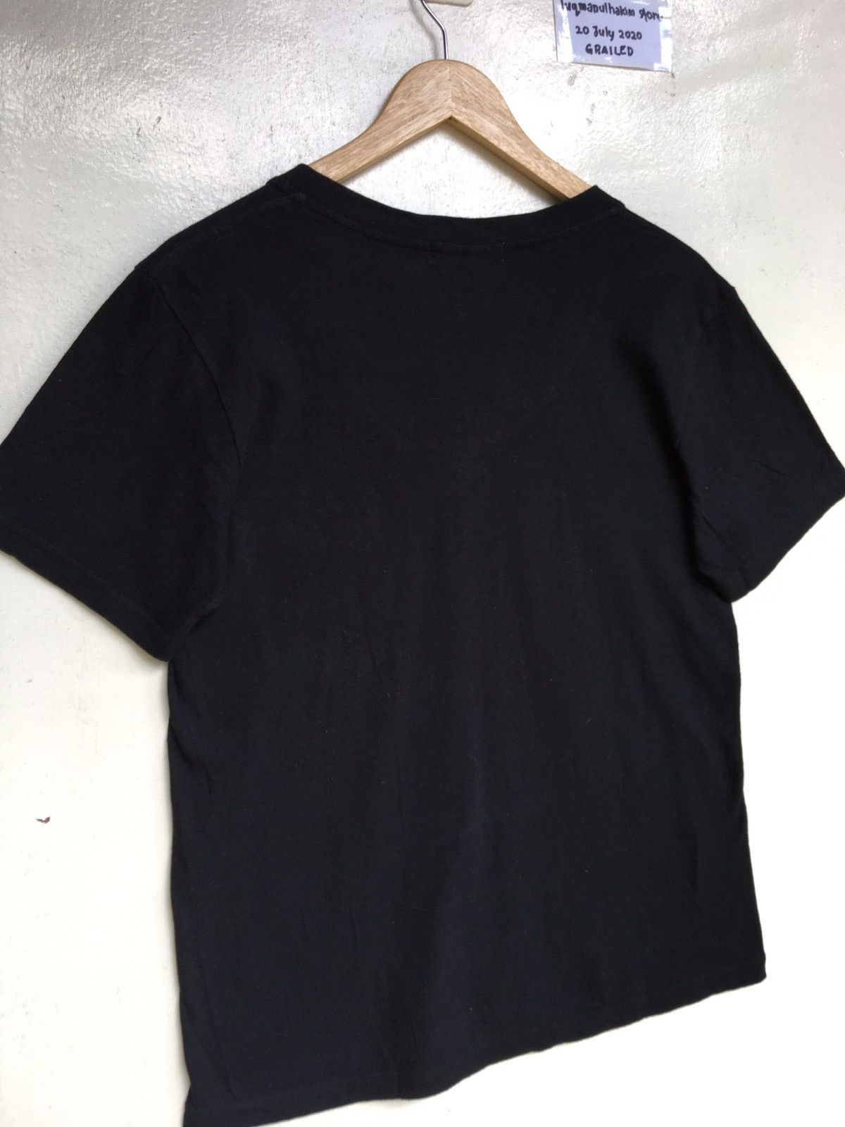 Number (N)ine Number (N)ine V Neck Mens Plain Black Tee Size US S / EU 44-46 / 1 - 9 Thumbnail