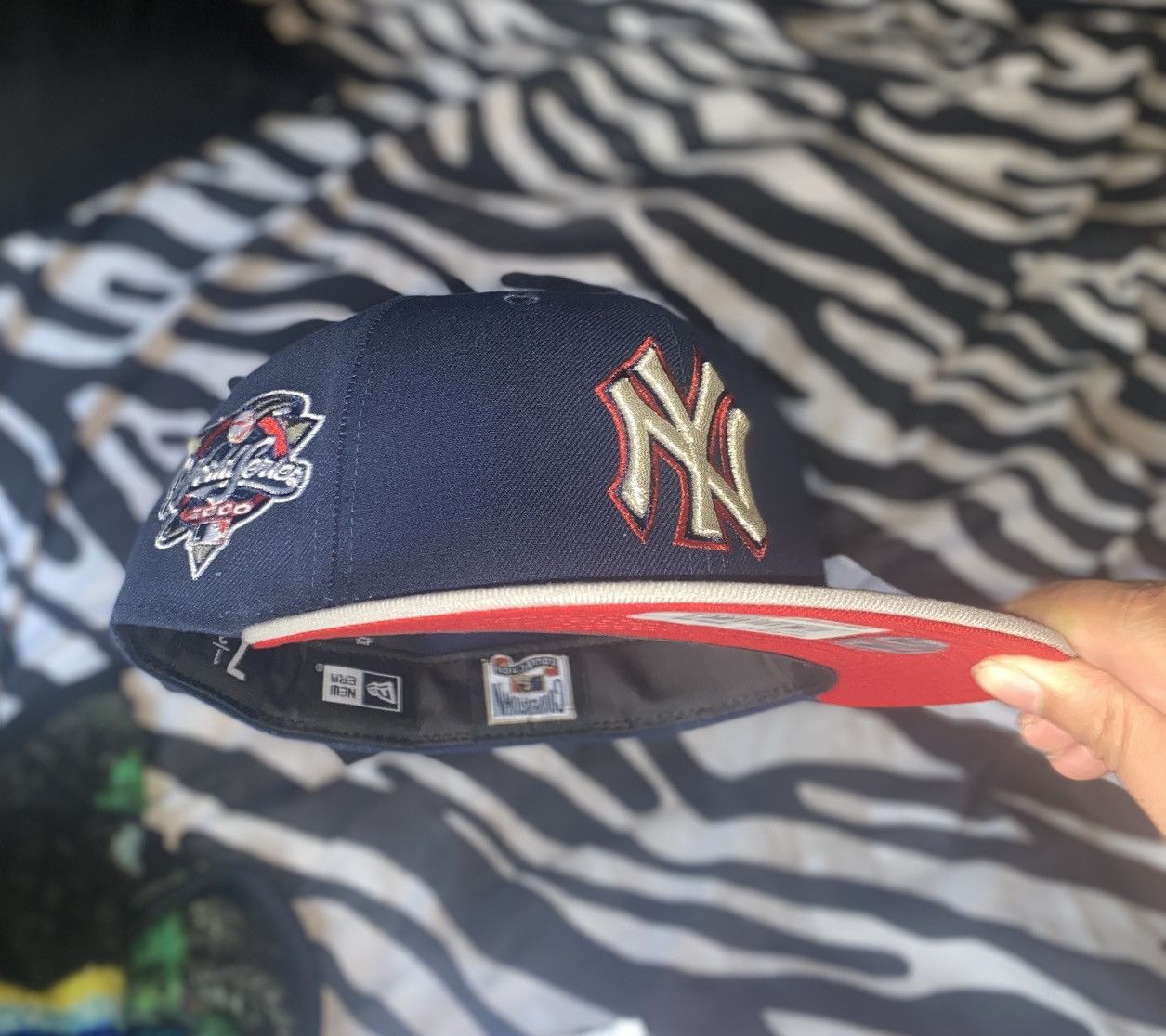 Hat Club × MLB × New Era 7 1/2 Exclusive New York yankees nets crossover fitted hat Size ONE SIZE - 4 Thumbnail