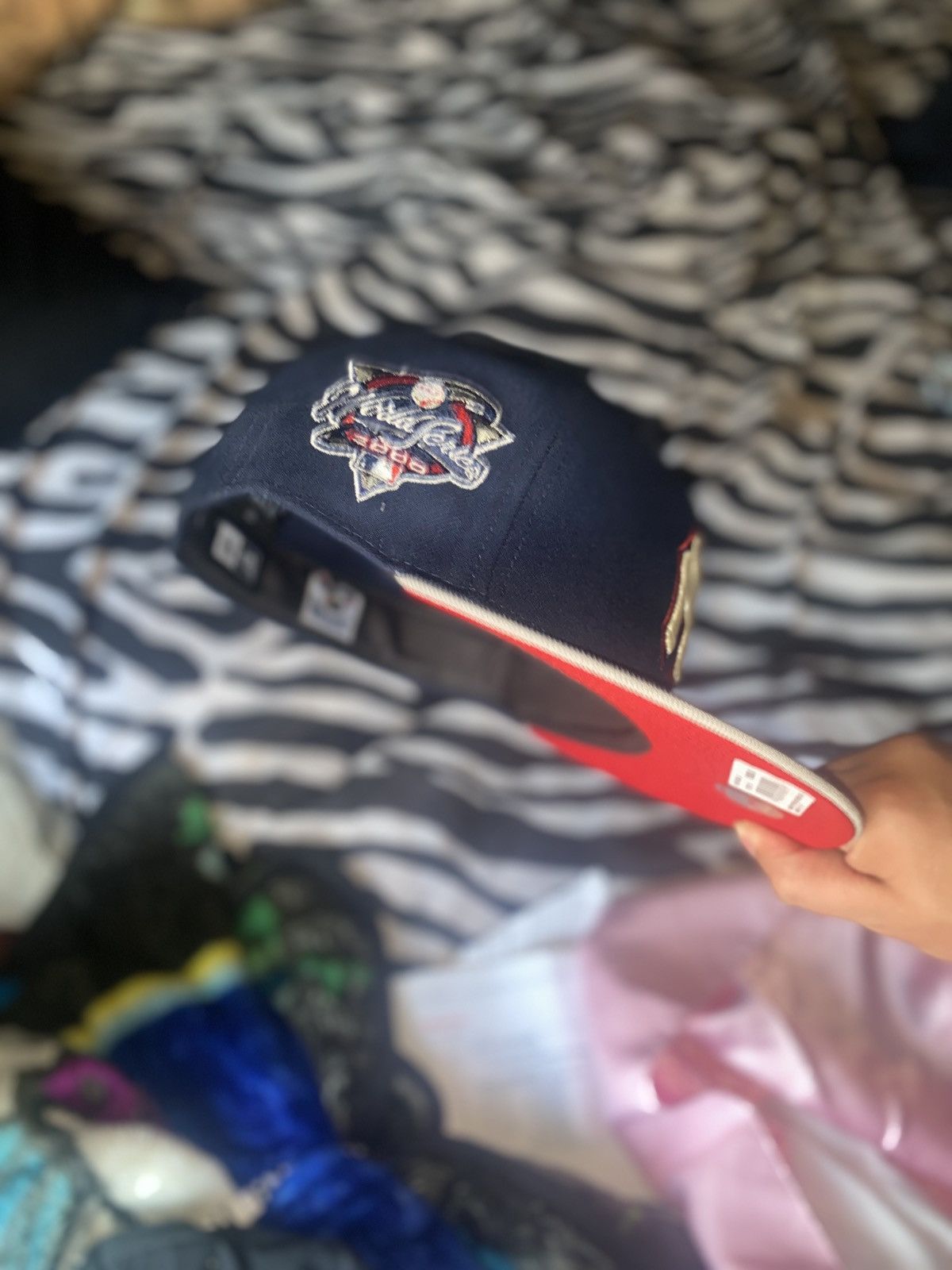 Hat Club × MLB × New Era 7 1/2 Exclusive New York yankees nets crossover fitted hat Size ONE SIZE - 3 Thumbnail