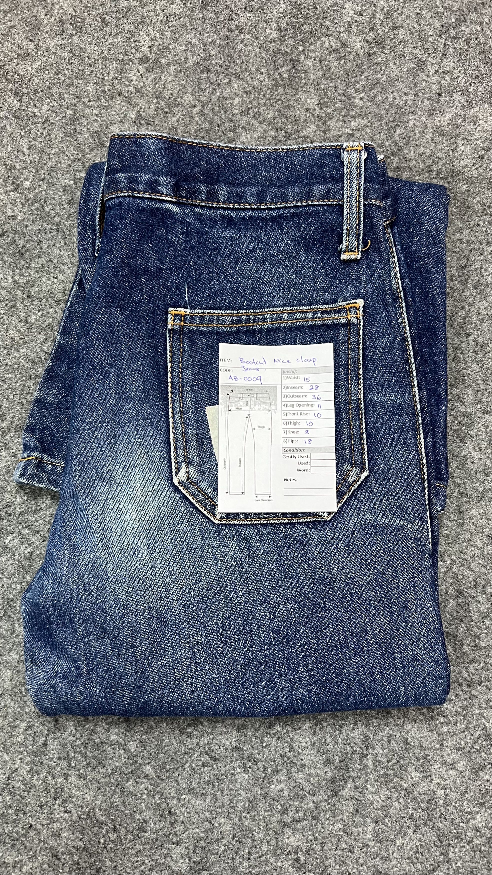 Vintage NICE CLAUP Bootcut Jeans Size 30" / US 8 / IT 44 - 15 Thumbnail