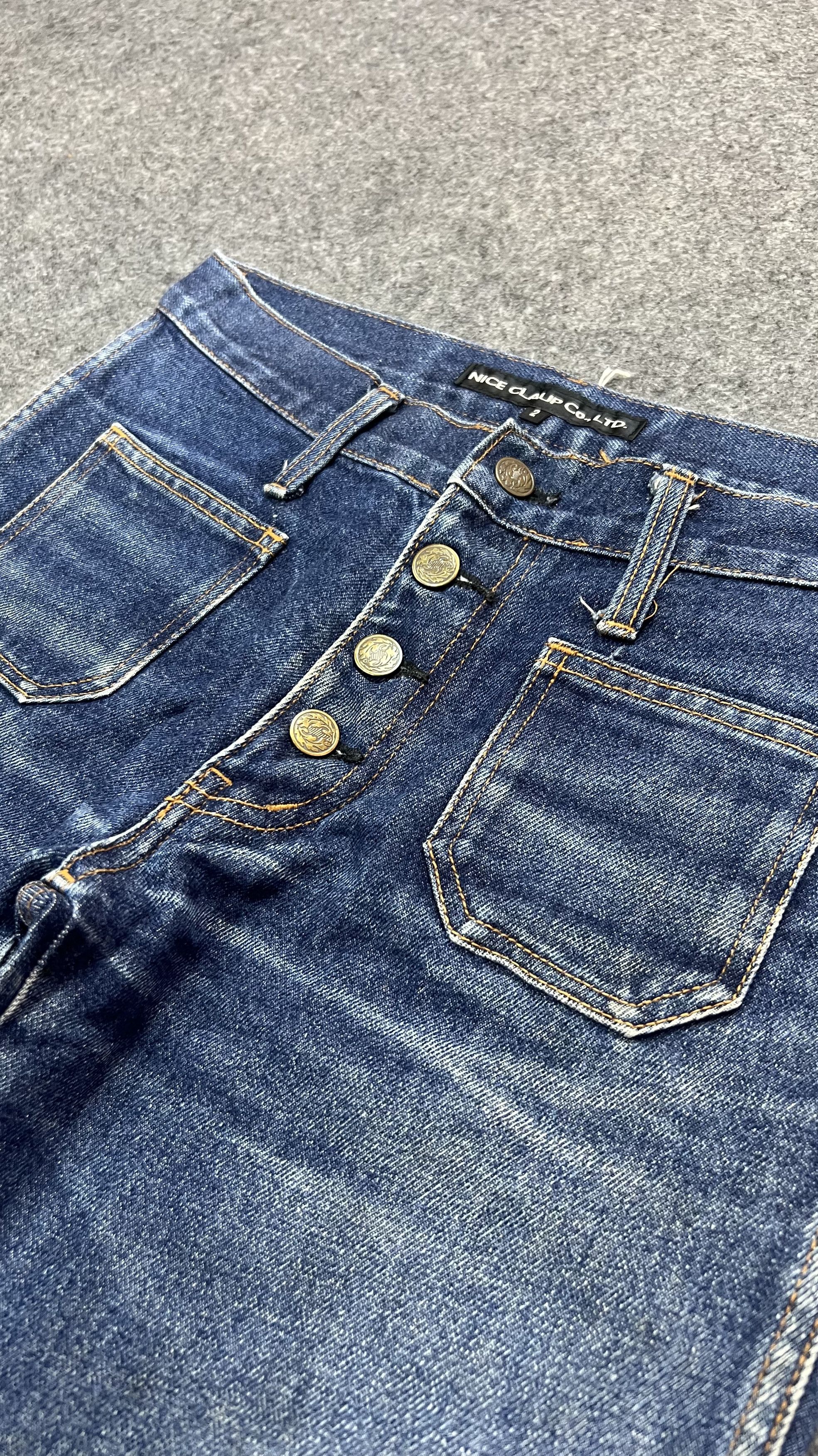 Vintage NICE CLAUP Bootcut Jeans Size 30" / US 8 / IT 44 - 5 Thumbnail