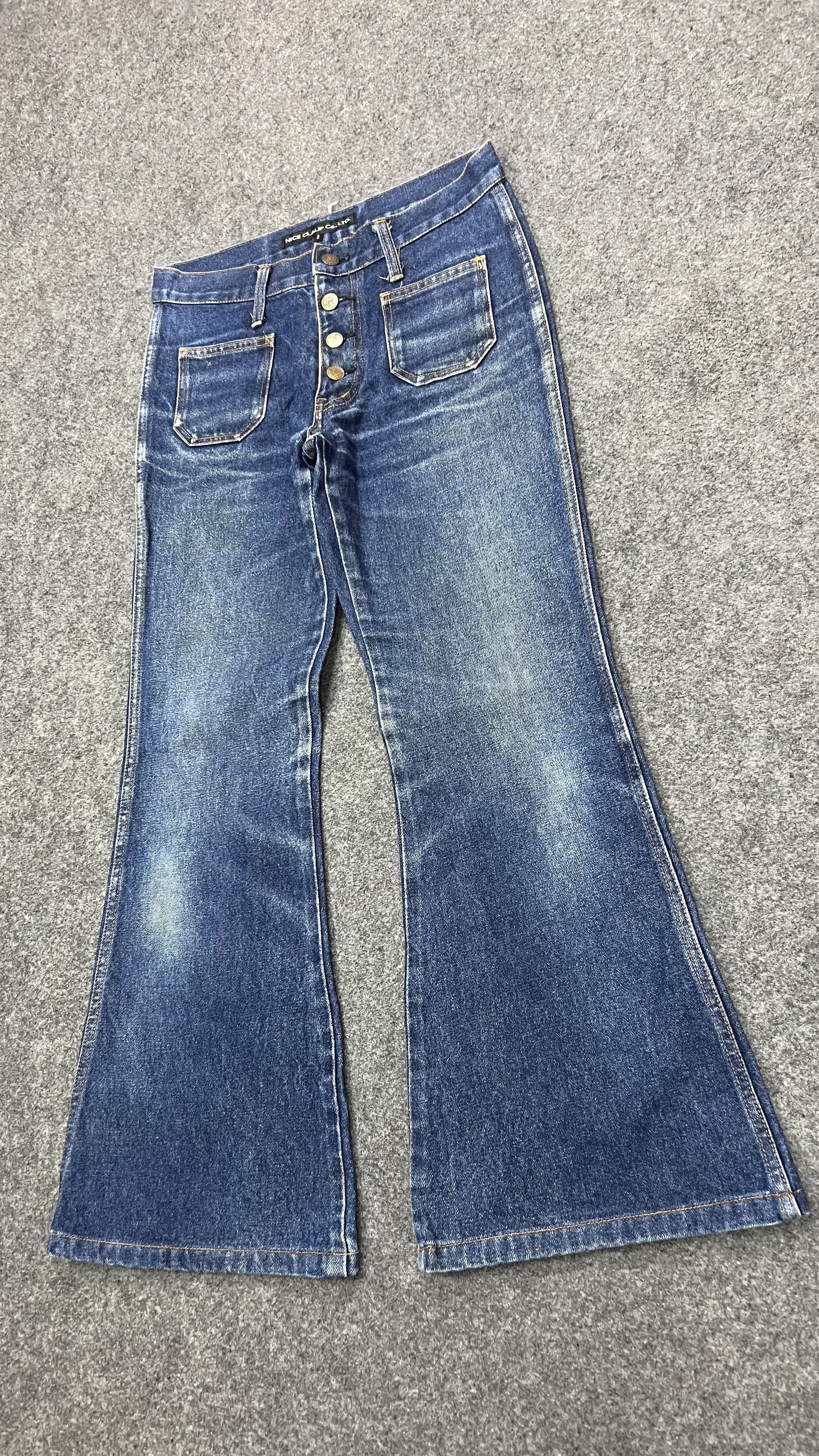 Vintage NICE CLAUP Bootcut Jeans Size 30" / US 8 / IT 44 - 2 Thumbnail