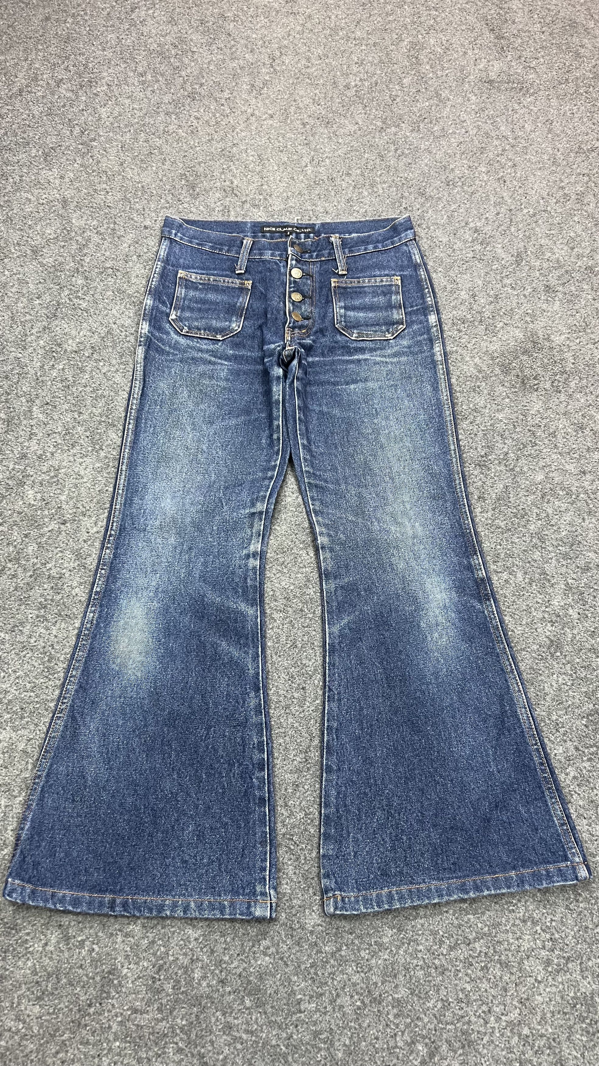 Vintage NICE CLAUP Bootcut Jeans Size 30" / US 8 / IT 44 - 1 Thumbnail