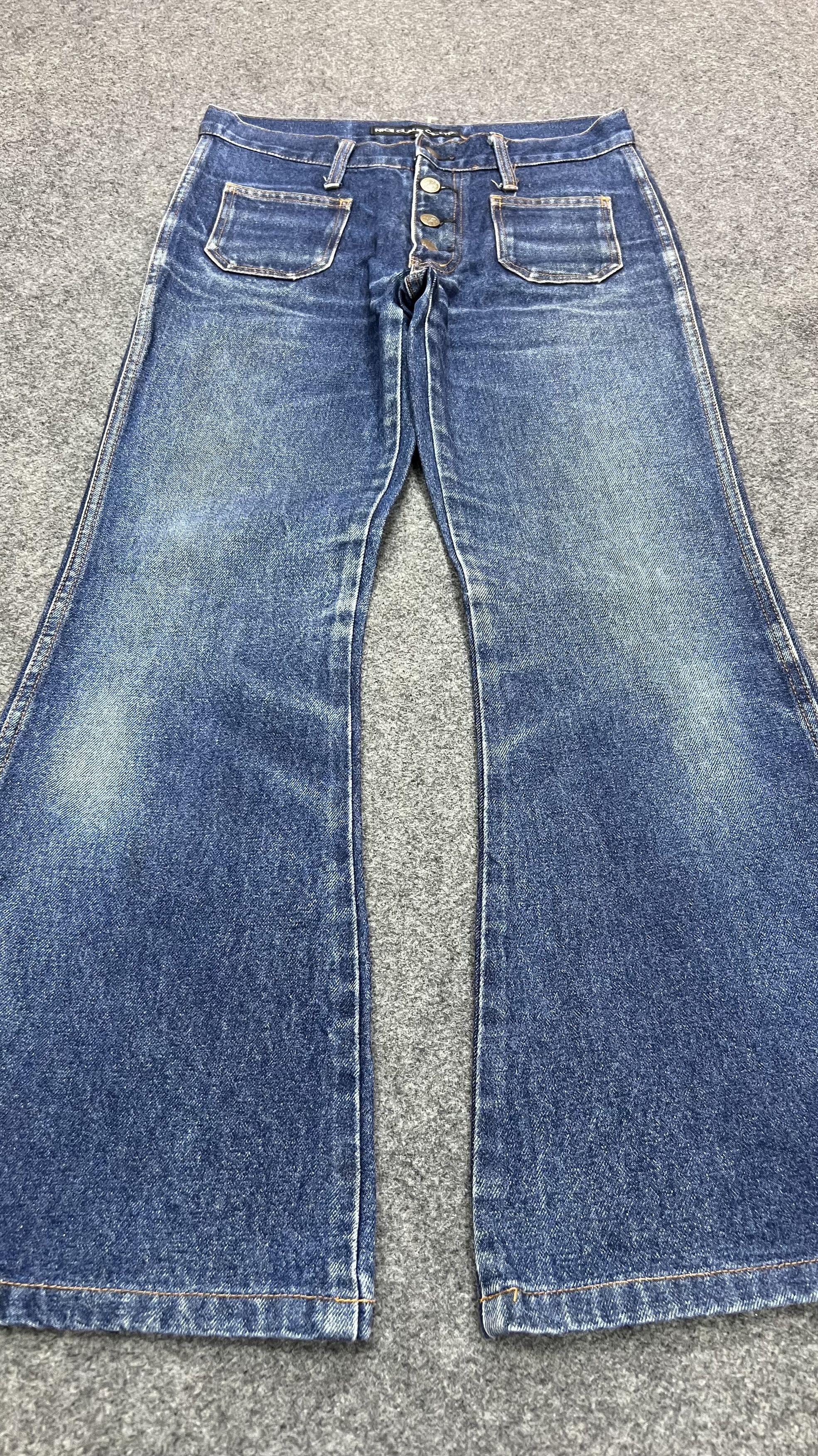 Vintage NICE CLAUP Bootcut Jeans Size 30" / US 8 / IT 44 - 4 Thumbnail