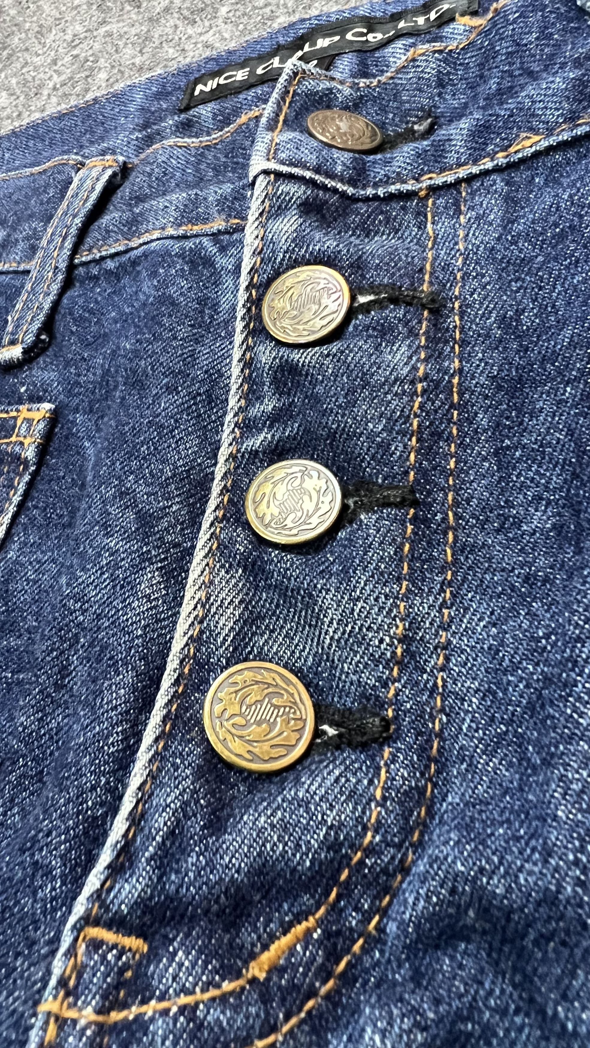 Vintage NICE CLAUP Bootcut Jeans Size 30" / US 8 / IT 44 - 6 Thumbnail