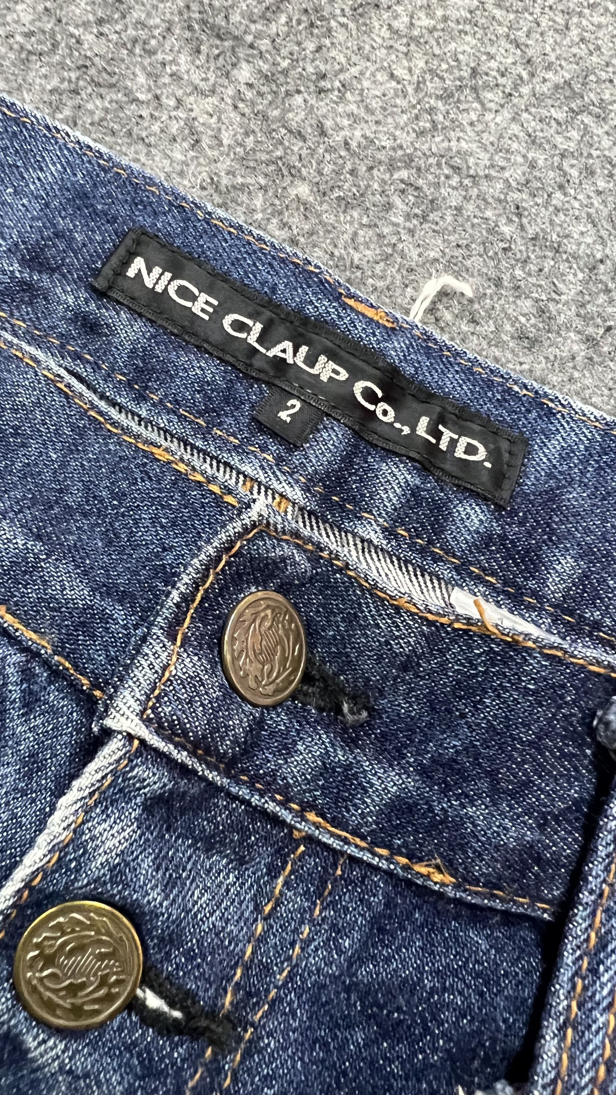 Vintage NICE CLAUP Bootcut Jeans Size 30" / US 8 / IT 44 - 7 Thumbnail