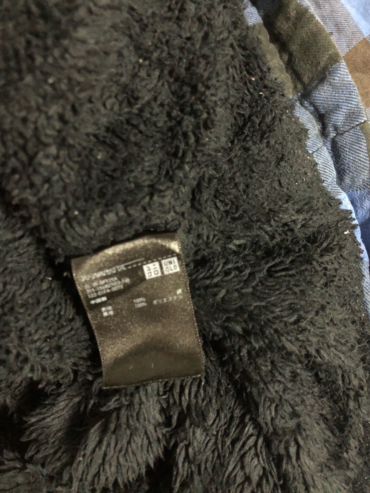 Japanese Brand × Uniqlo 🔥Uniqlo Button Check Fleece Sherpa Inside Size US S / EU 44-46 / 1 - 7 Thumbnail