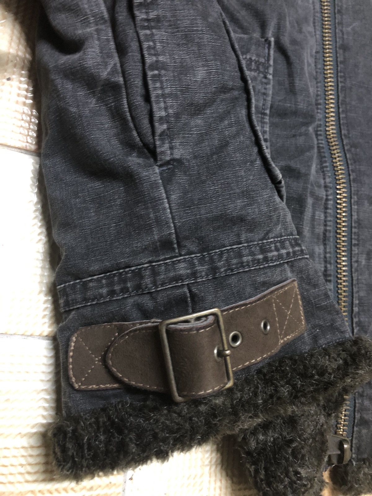Johnbull × Vintage ☃️WINTER OFFER❄️ Shearling Jacket Inspired B3 Single Pocket Size US L / EU 52-54 / 3 - 6 Thumbnail