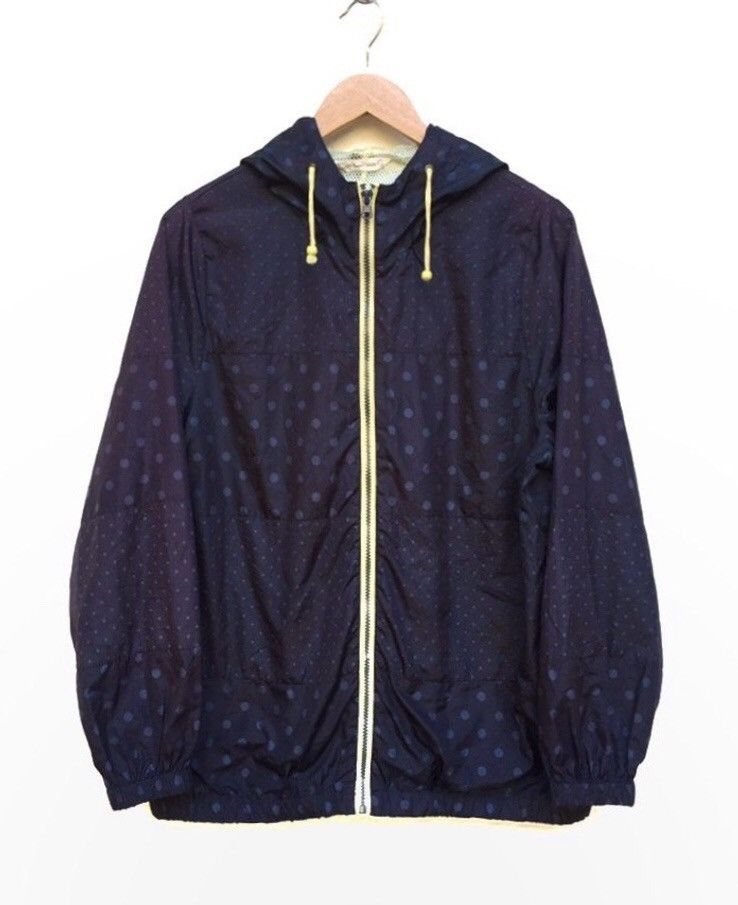image of Cest Bien Vous Windbrekar Jacket in Blue Black, Men's (Size Medium)