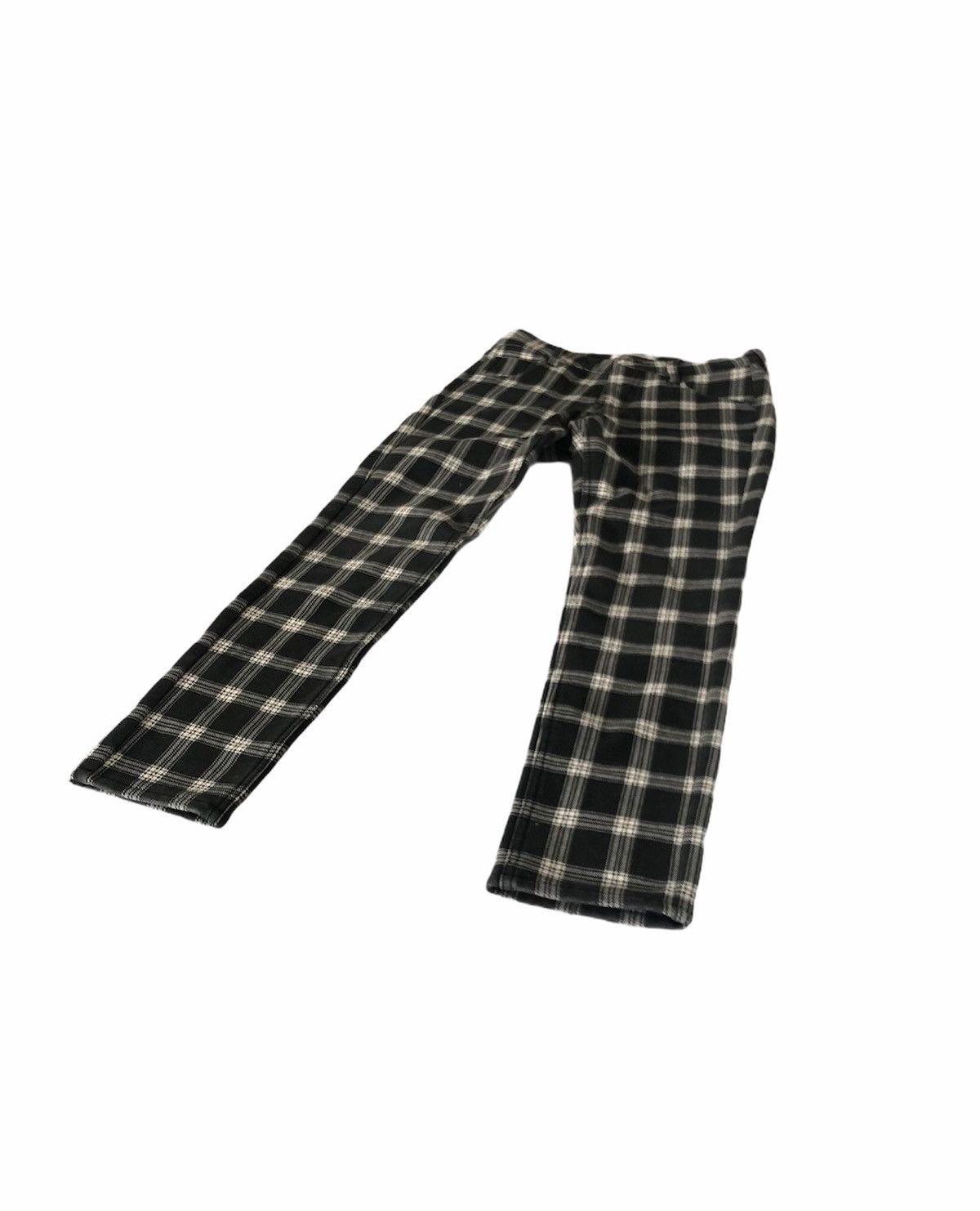 Japanese Brand 🔥Back Number Check Polyester Casual Pants Size US 28 / EU 44 - 3 Thumbnail