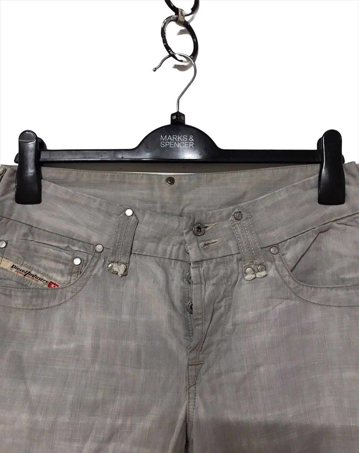 Diesel × Vintage 🔥Diesel Industry Denim Division Rare Jeans Size US 29 - 3 Thumbnail