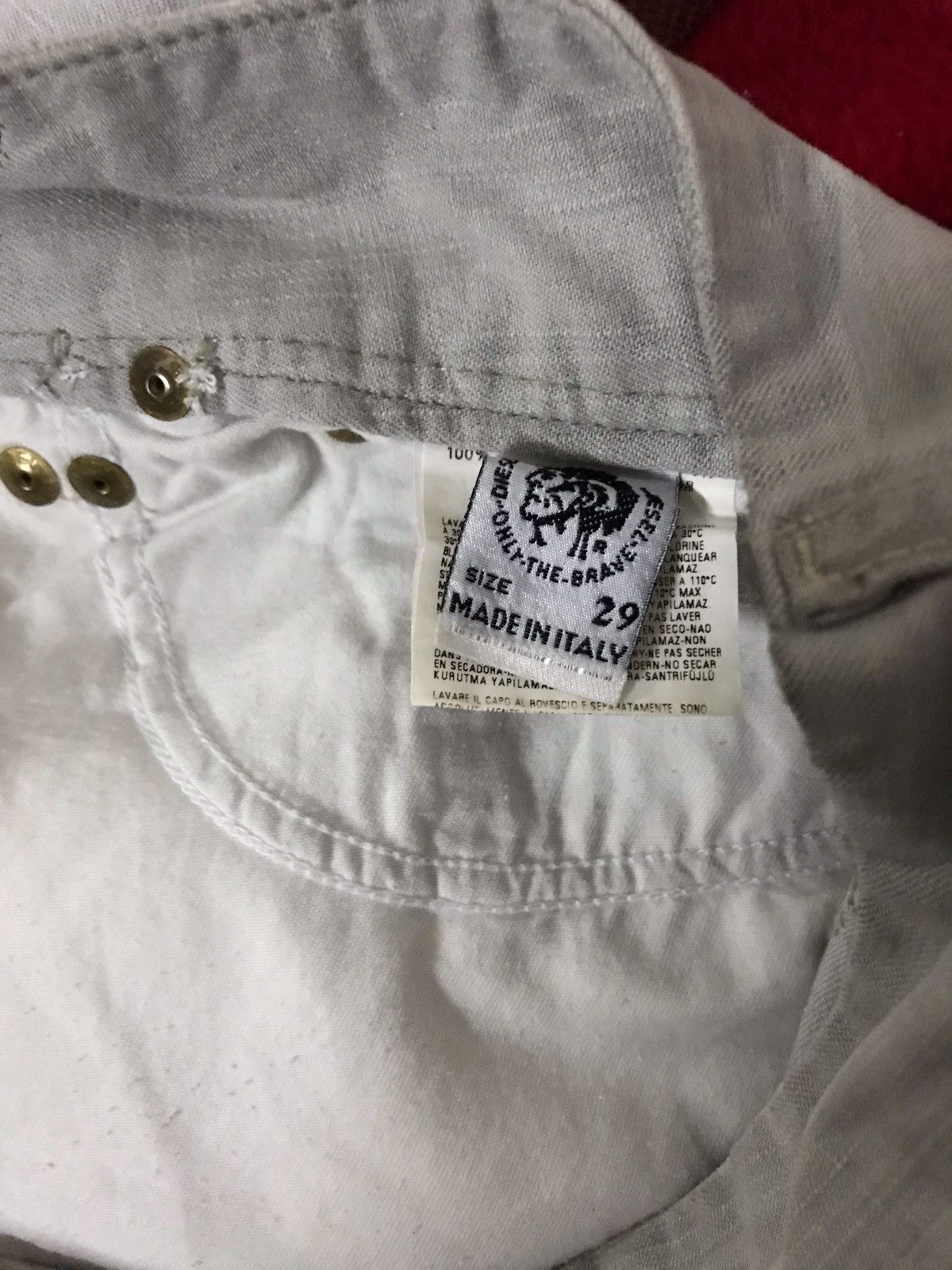 Diesel × Vintage 🔥Diesel Industry Denim Division Rare Jeans Size US 29 - 5 Thumbnail