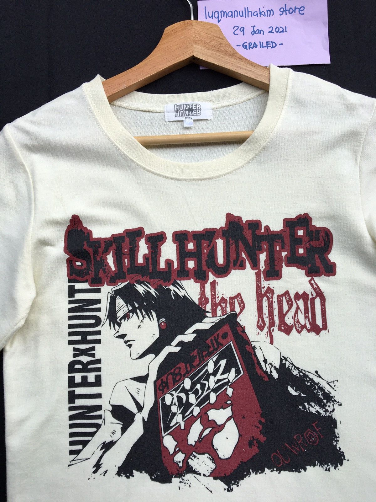 Hunter Hunter x Hunter Black Pro Skill Hunter Long Sleeve Tshirt Size US S / EU 44-46 / 1 - 5 Thumbnail