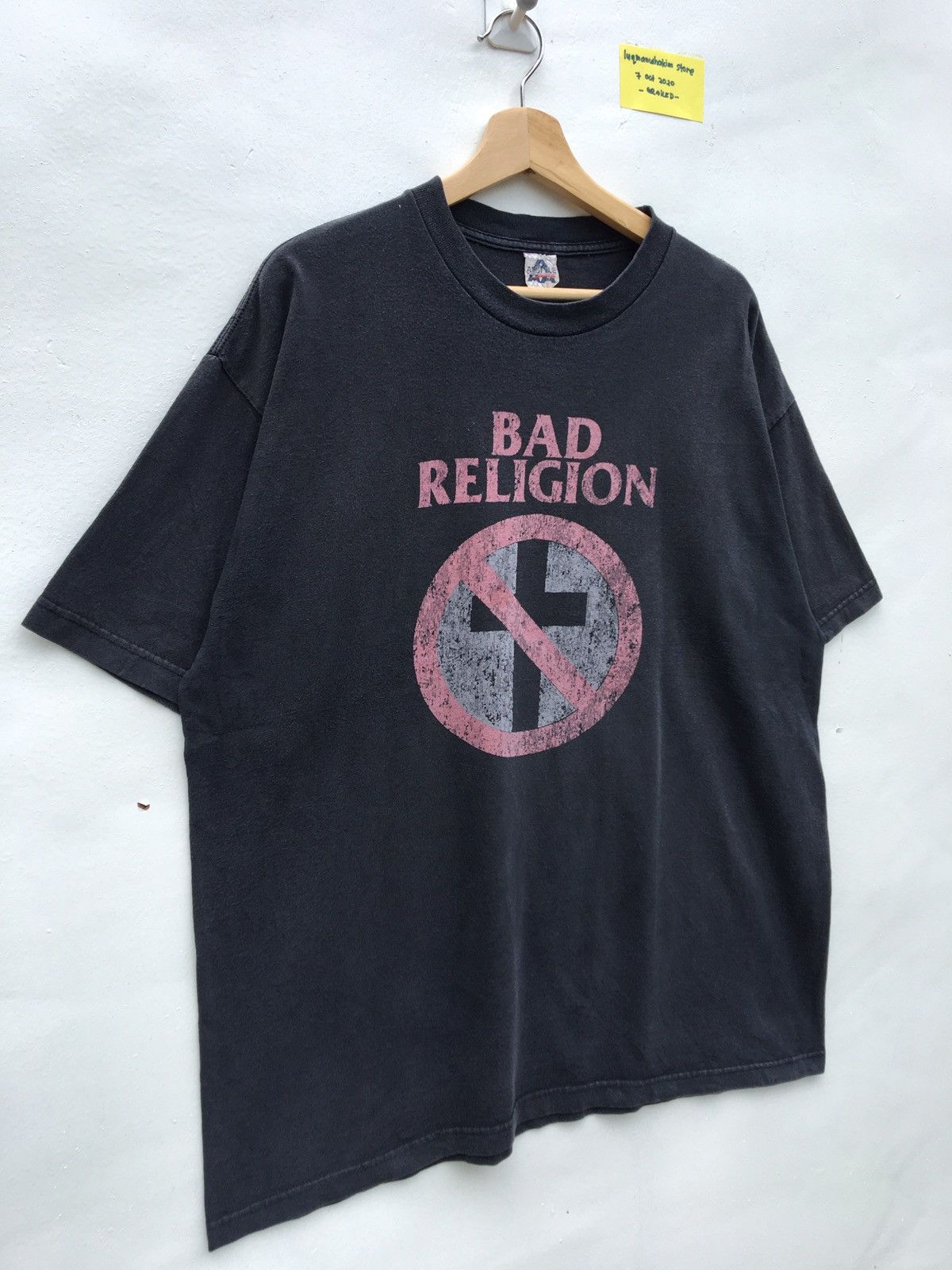 Band Tees Vintage BAD RELIGION Rare Punk Rock band t shirt Size US L / EU 52-54 / 3 - 3 Thumbnail