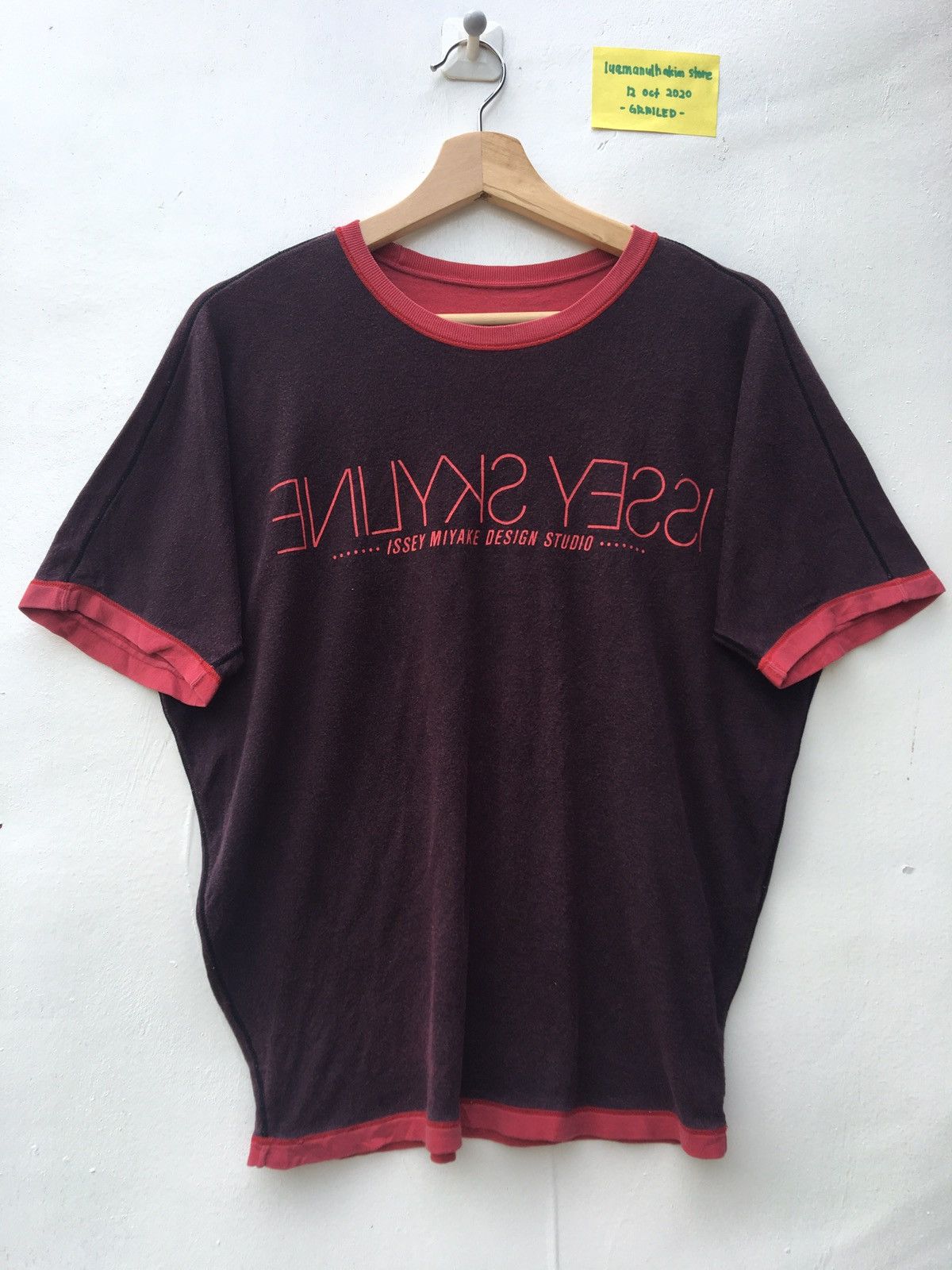 Issey Miyake Vtg ISSEY MIYAKE Skyline Design Studio Reversible TShirt Size US M / EU 48-50 / 2 - 4 Thumbnail