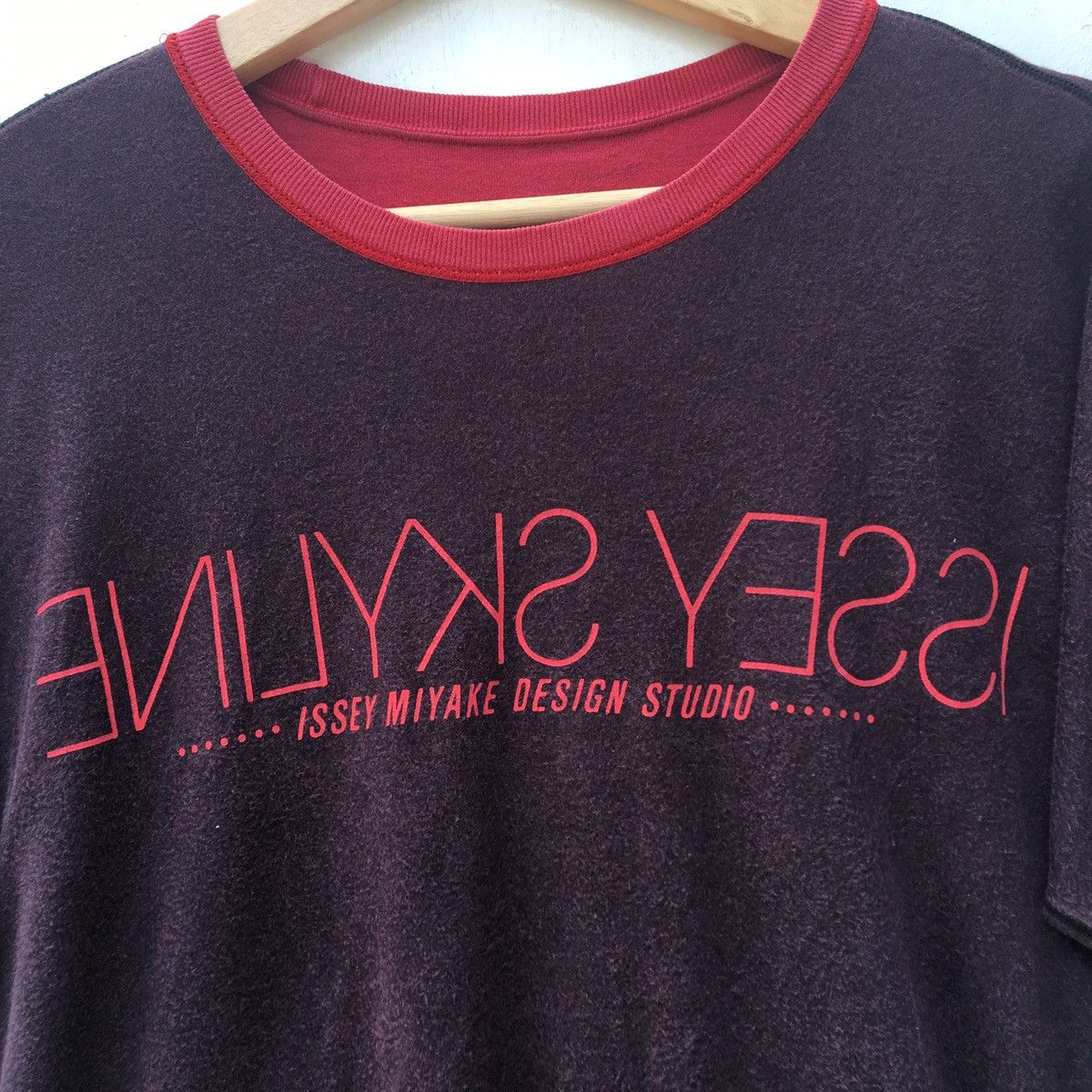 Issey Miyake Vtg ISSEY MIYAKE Skyline Design Studio Reversible TShirt Size US M / EU 48-50 / 2 - 6 Thumbnail
