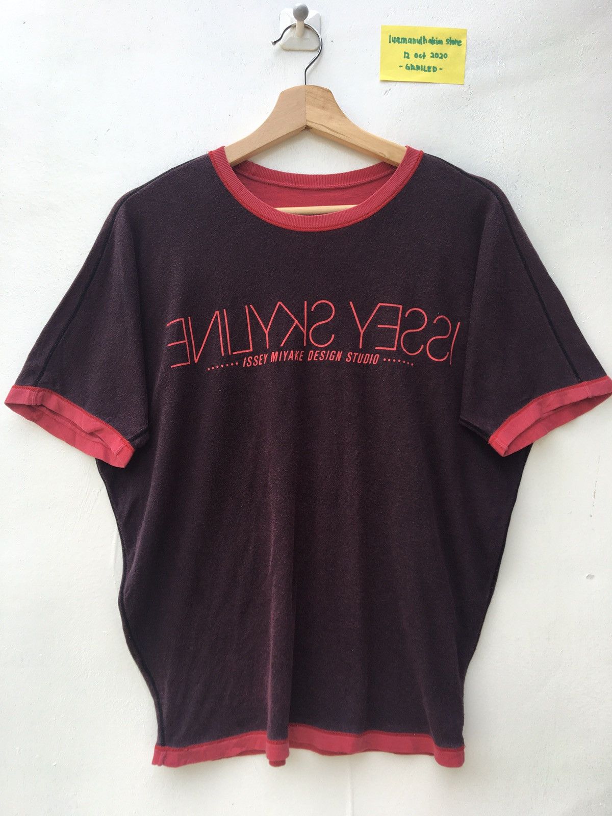 Vtg ISSEY MIYAKE Skyline Design Studio Reversible TShirt