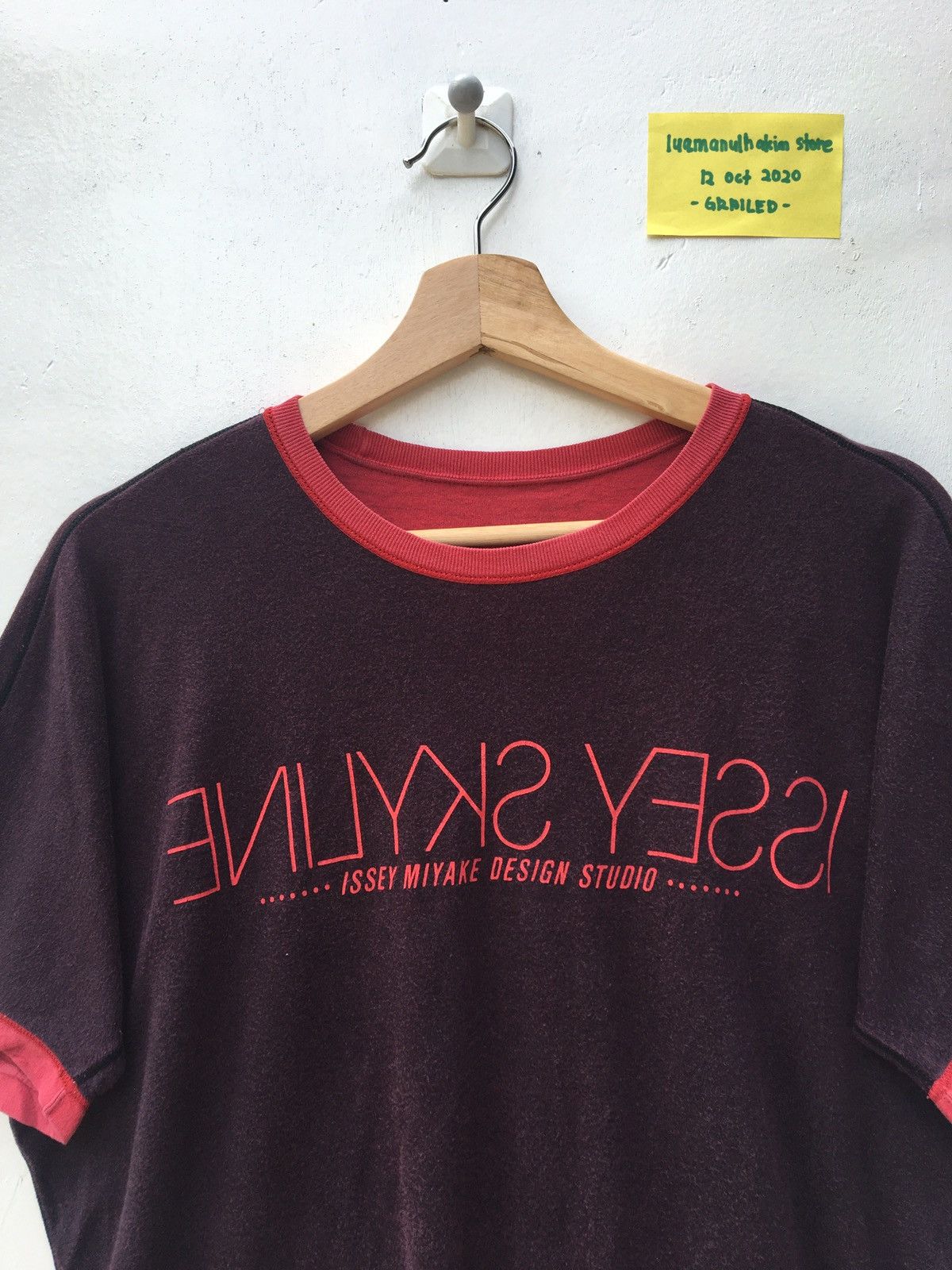 Issey Miyake Vtg ISSEY MIYAKE Skyline Design Studio Reversible TShirt Size US M / EU 48-50 / 2 - 5 Thumbnail